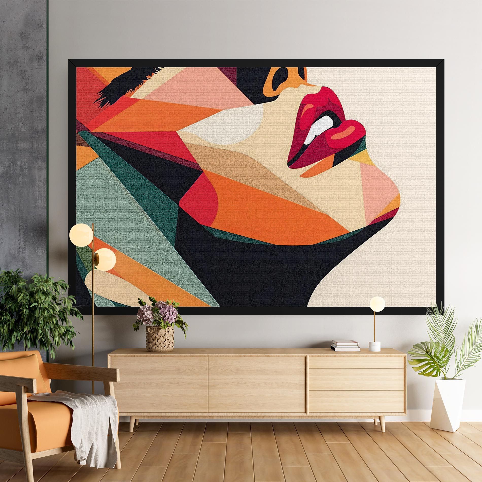 Pop Art Lips mockup 9