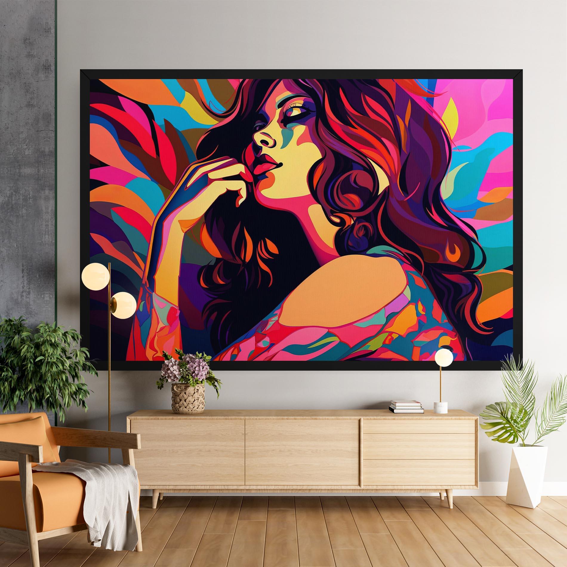 Картина на платно Pop Color Mix mockup 9