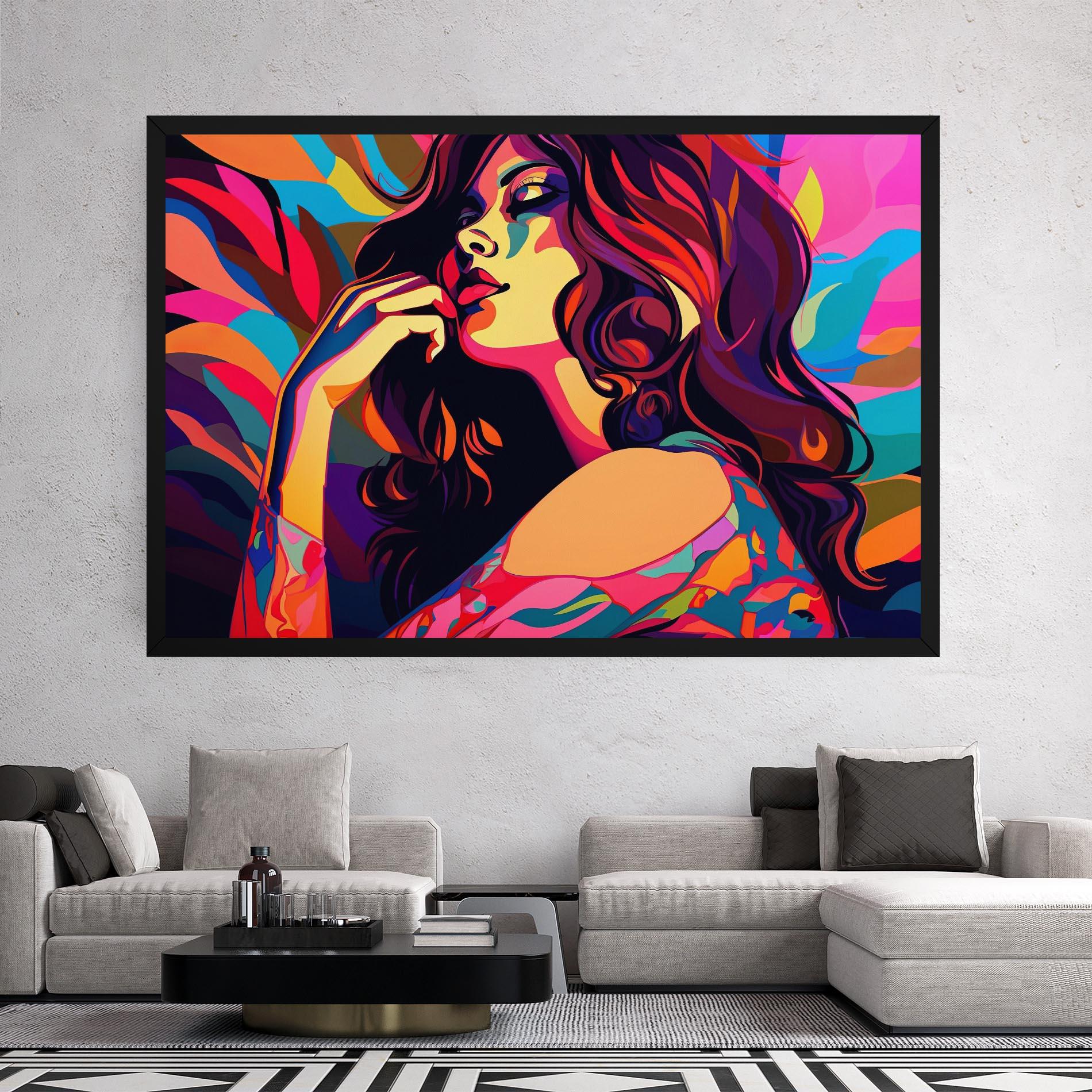 Картина на платно Pop Color Mix mockup 2