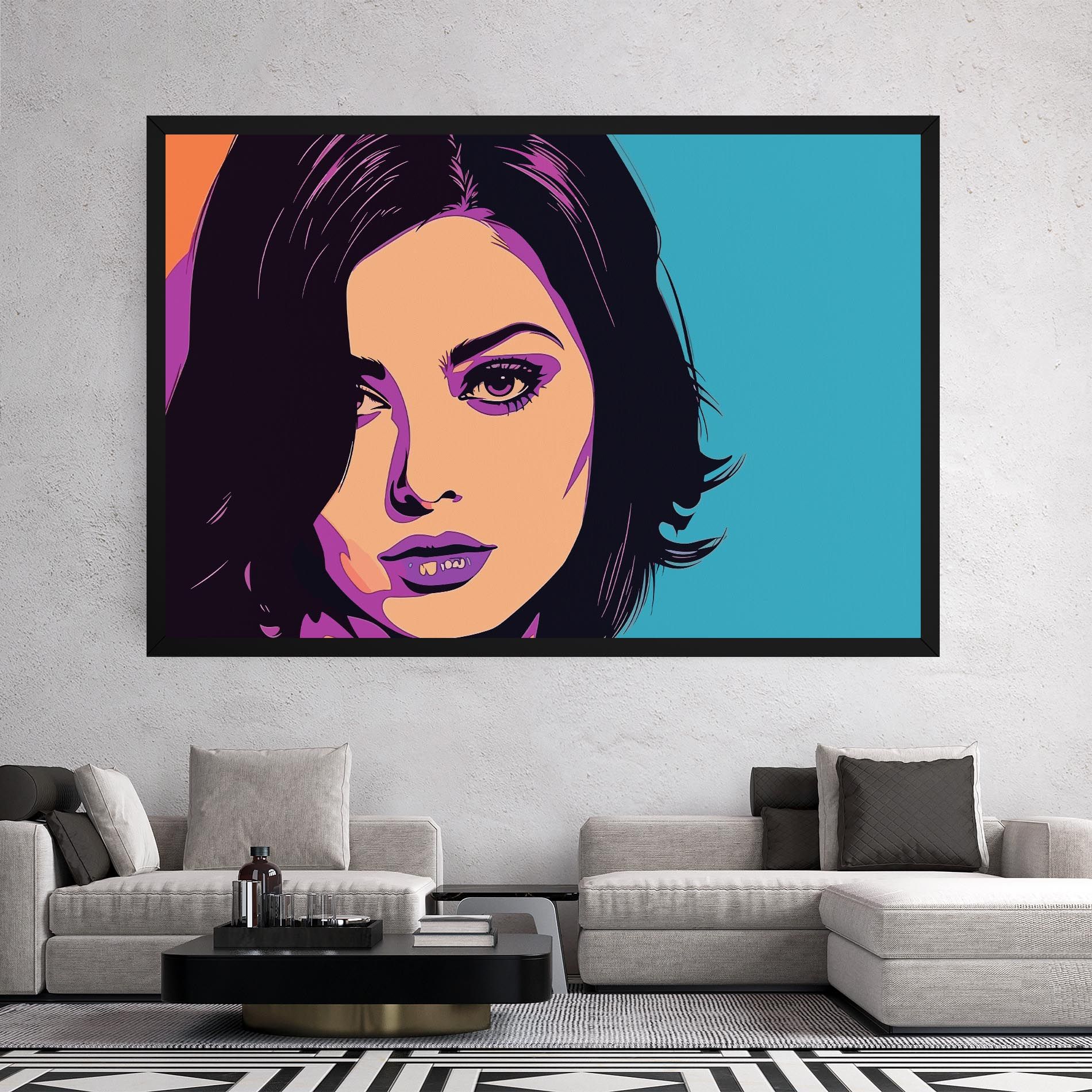 Pop Purple Woman mockup 2