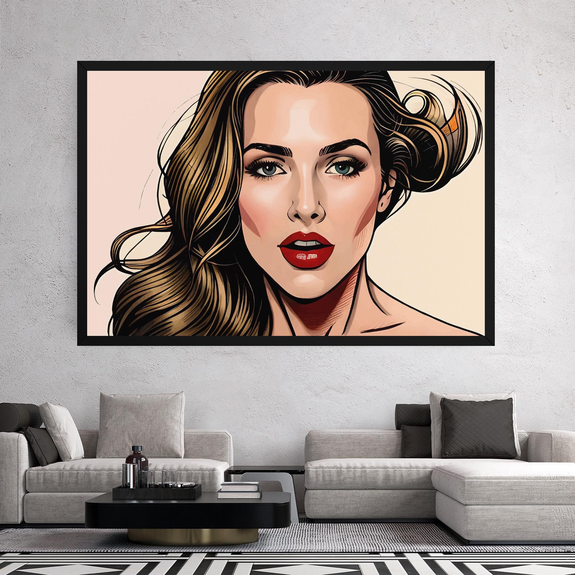 Red Pop Lips mockup 2