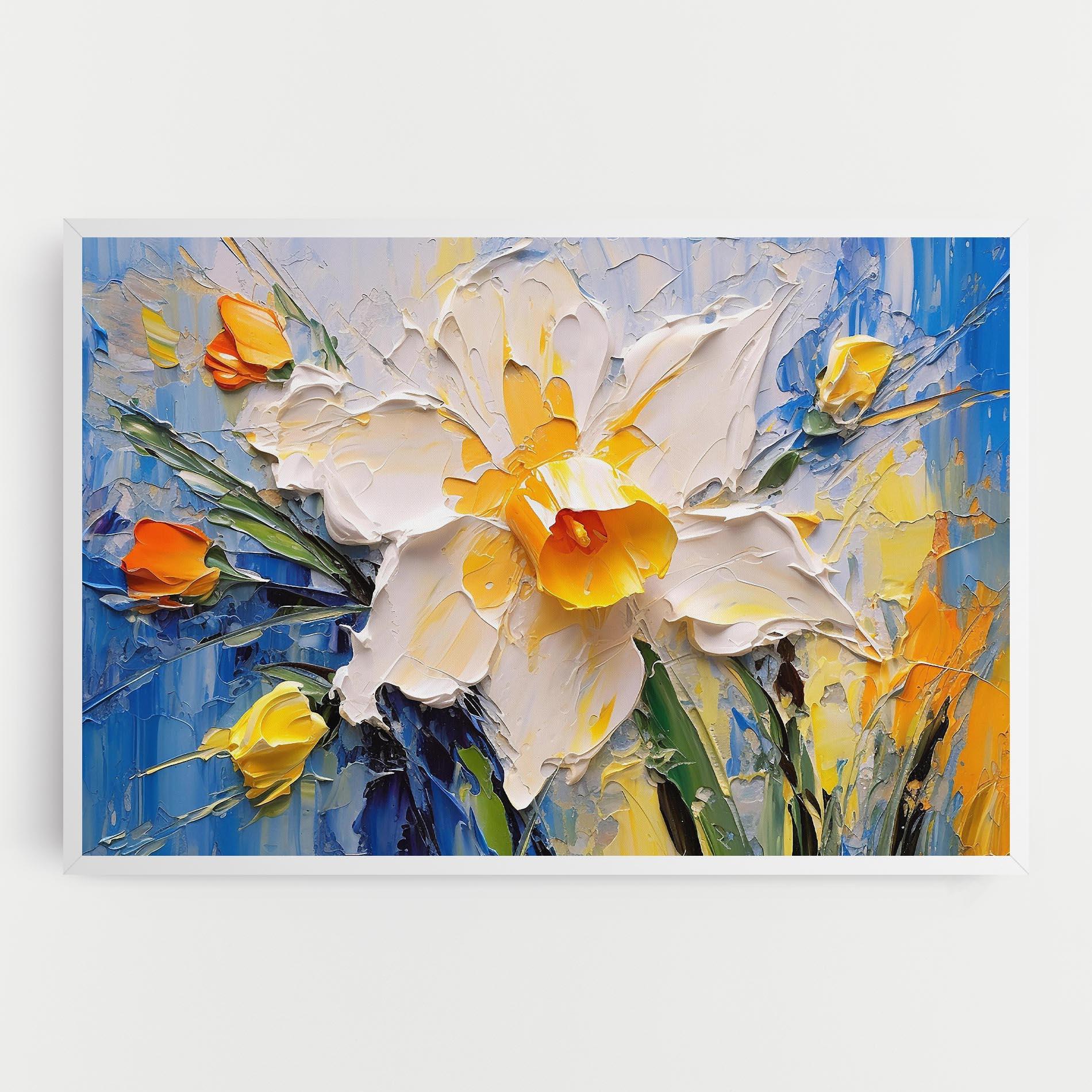 Картина на платно Abstract Flower Art mockup 0