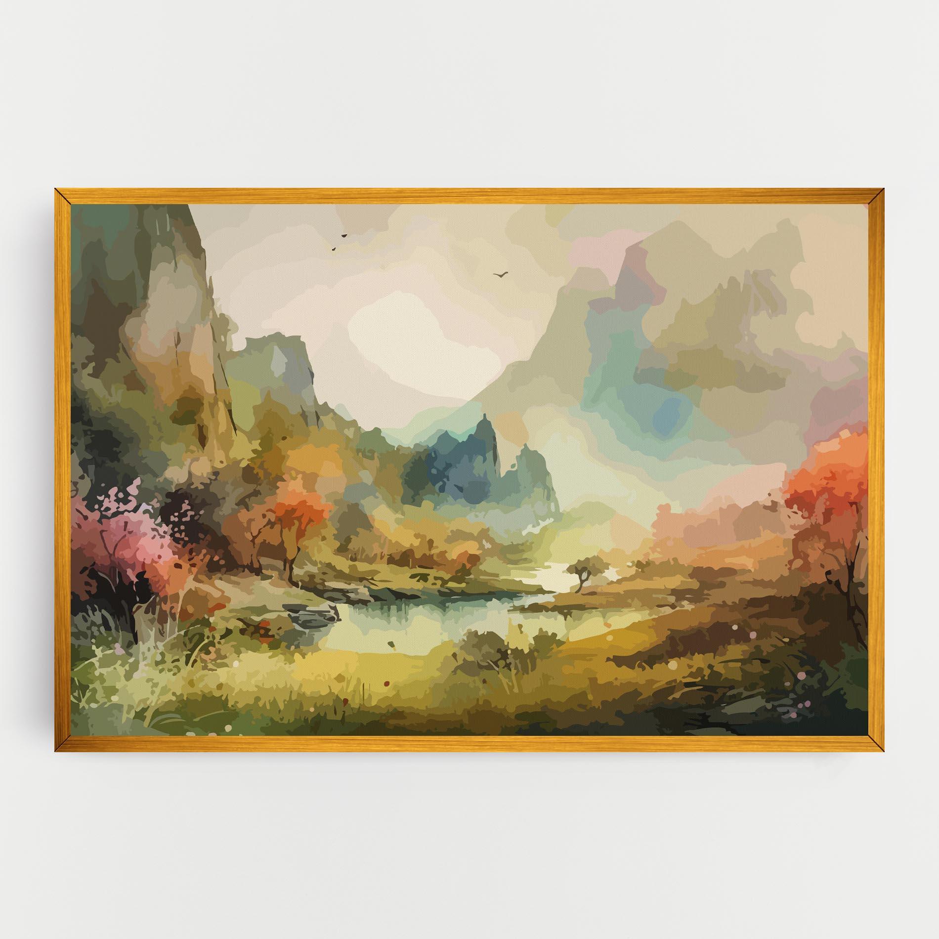 Картина на платно Nature Painting mockup 0