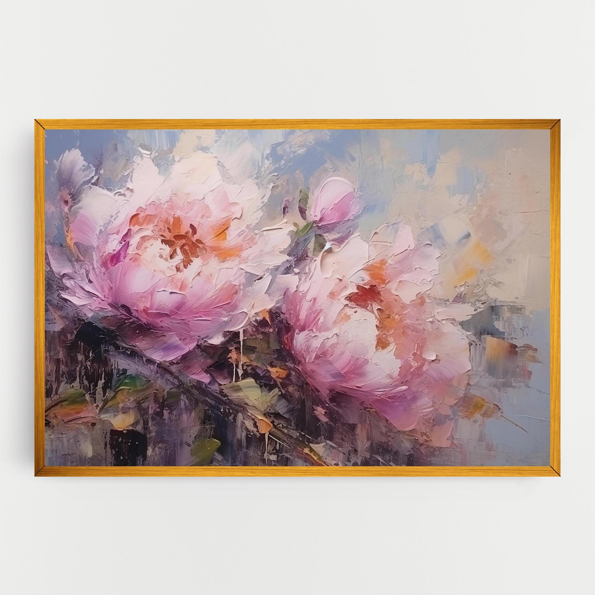 Картина на платно Peony Art mockup 0