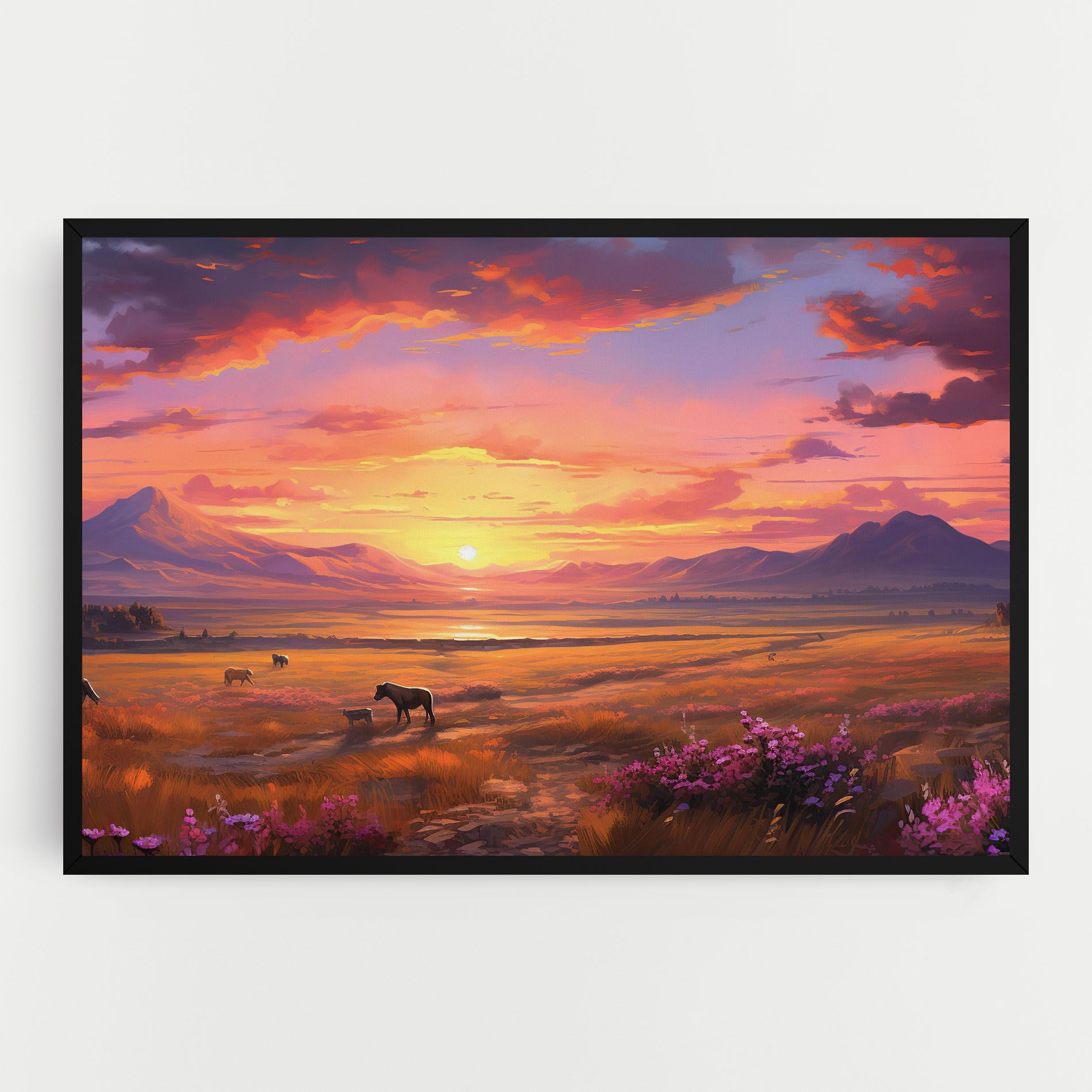 Wild Horses Art mockup 0