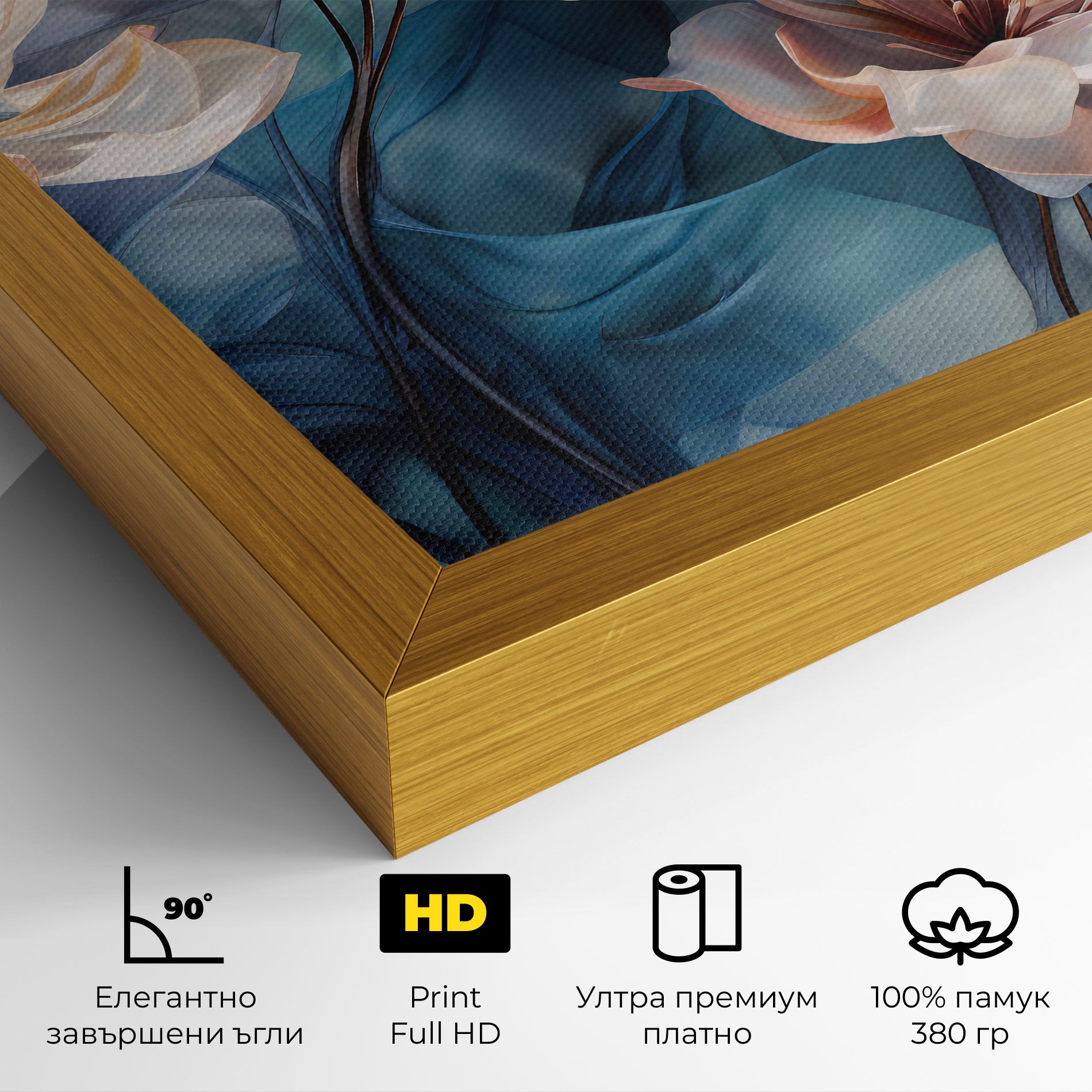 Pink Flowers Floating mockup 4