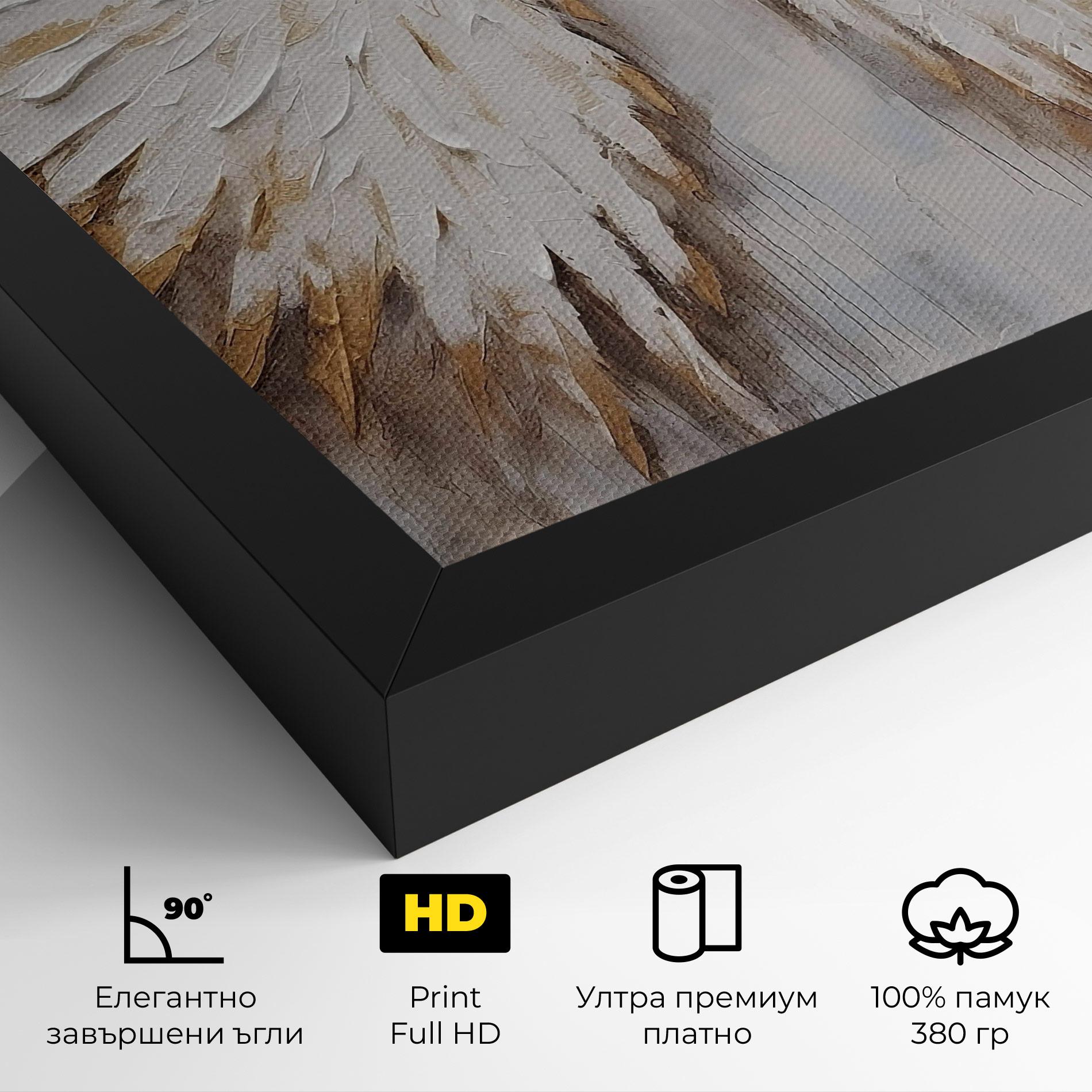 Картина на платно White Angel Wings mockup 4