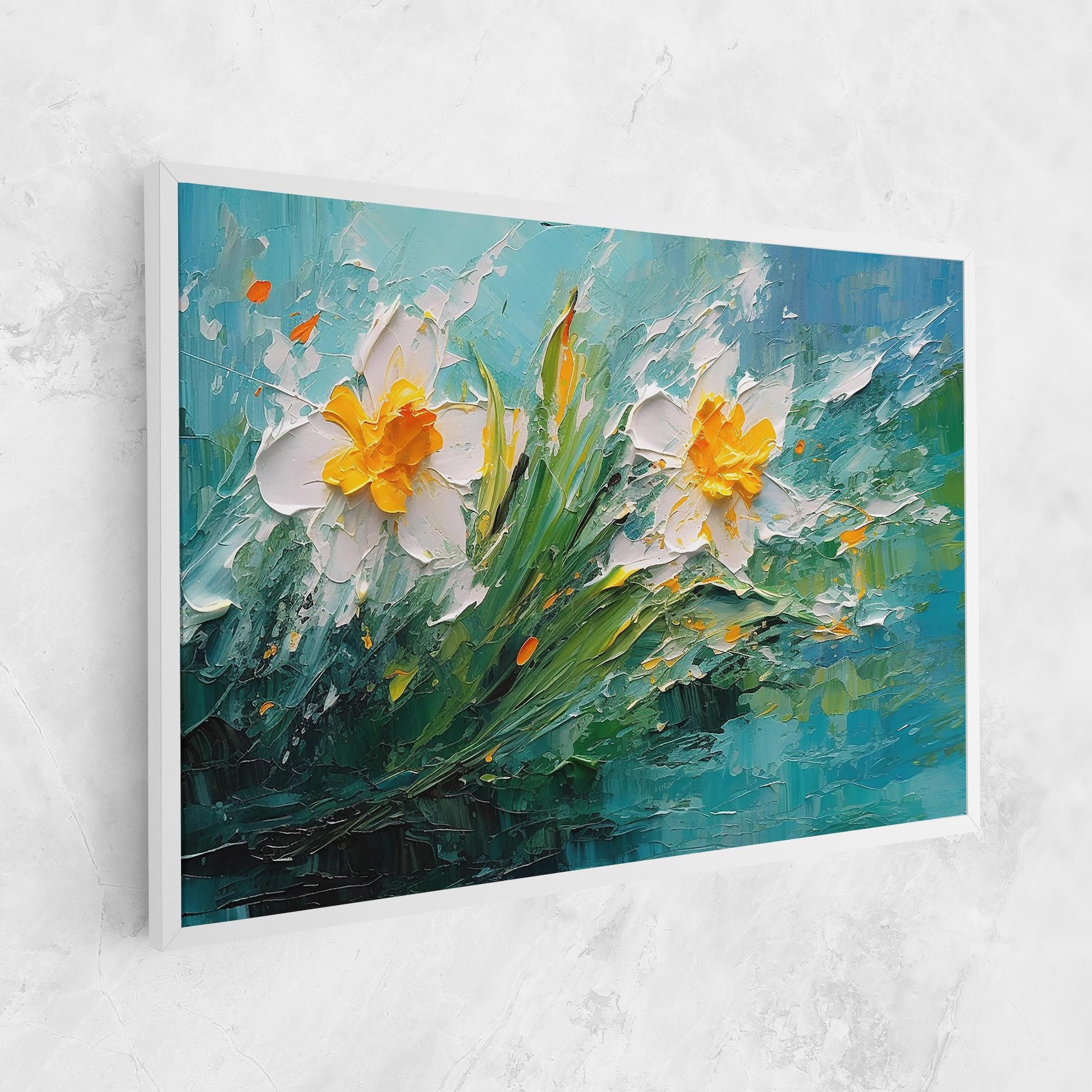 Abstract Flower Painting mockup 1