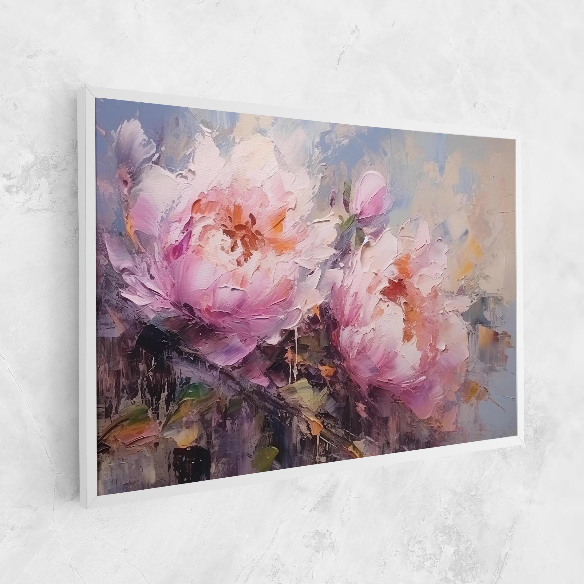 Картина на платно Peony Art mockup 1