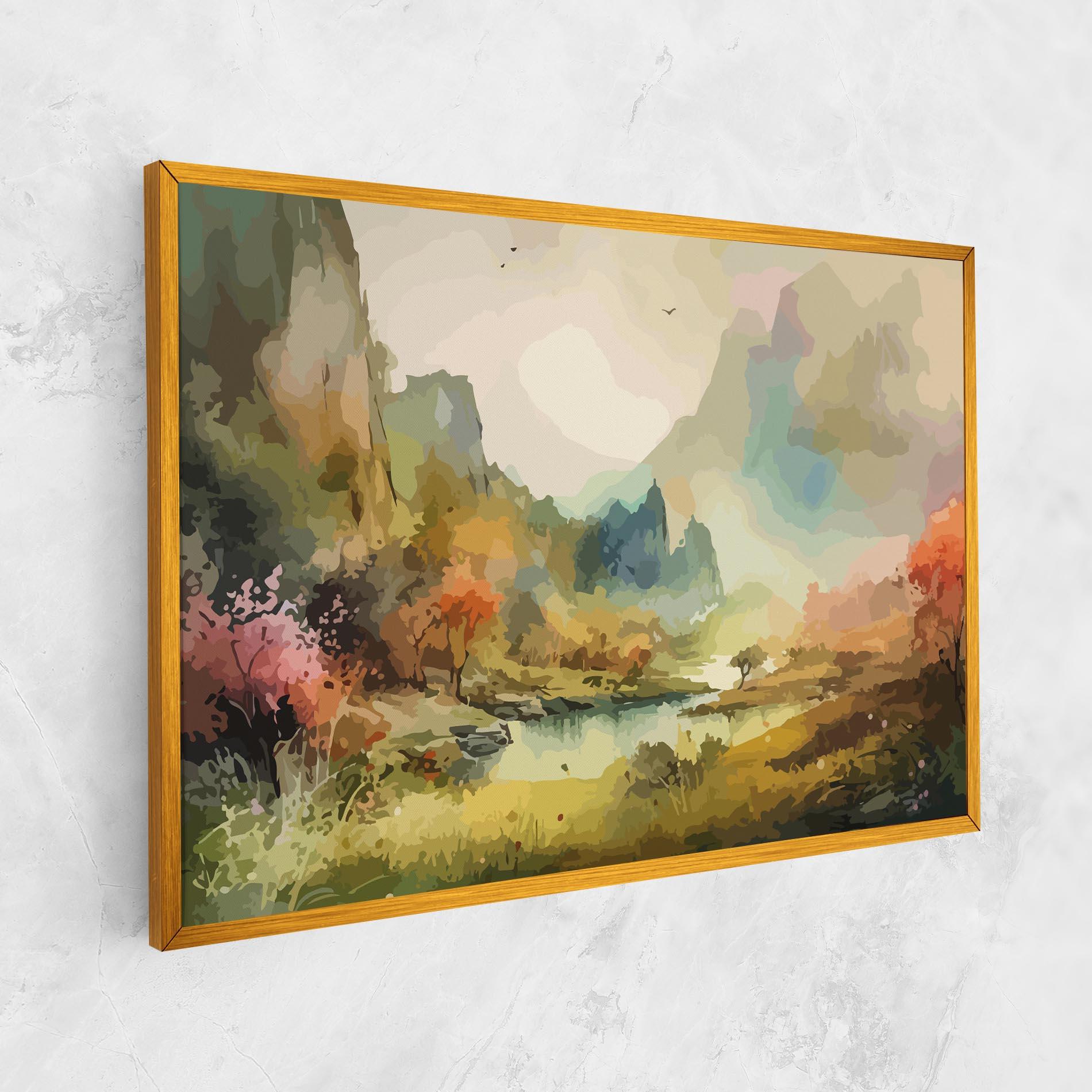 Картина на платно Nature Painting mockup 1