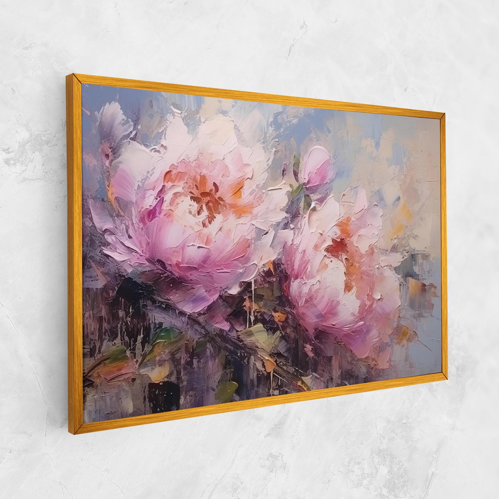Картина на платно Peony Art mockup 1