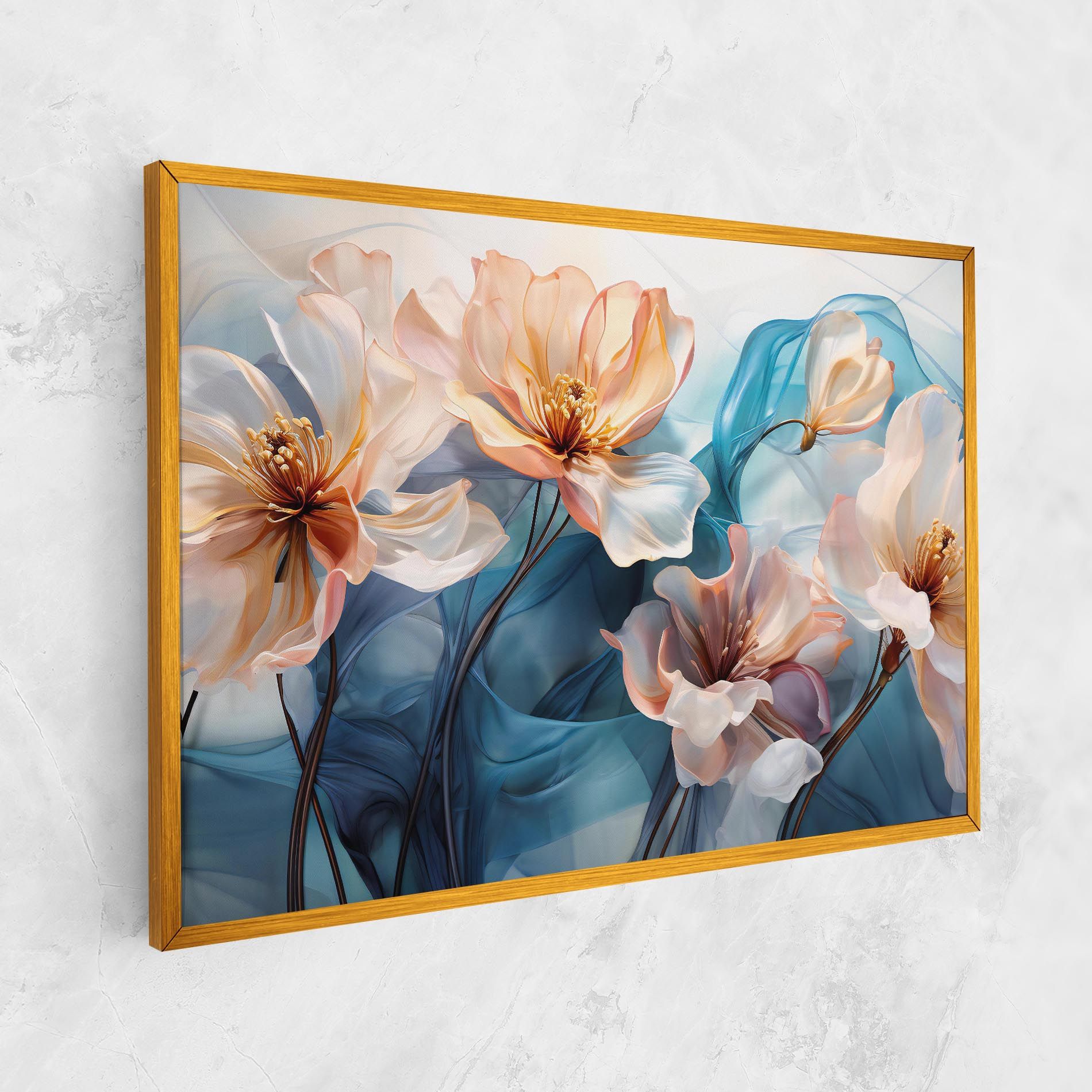 Pink Flowers Floating mockup 1