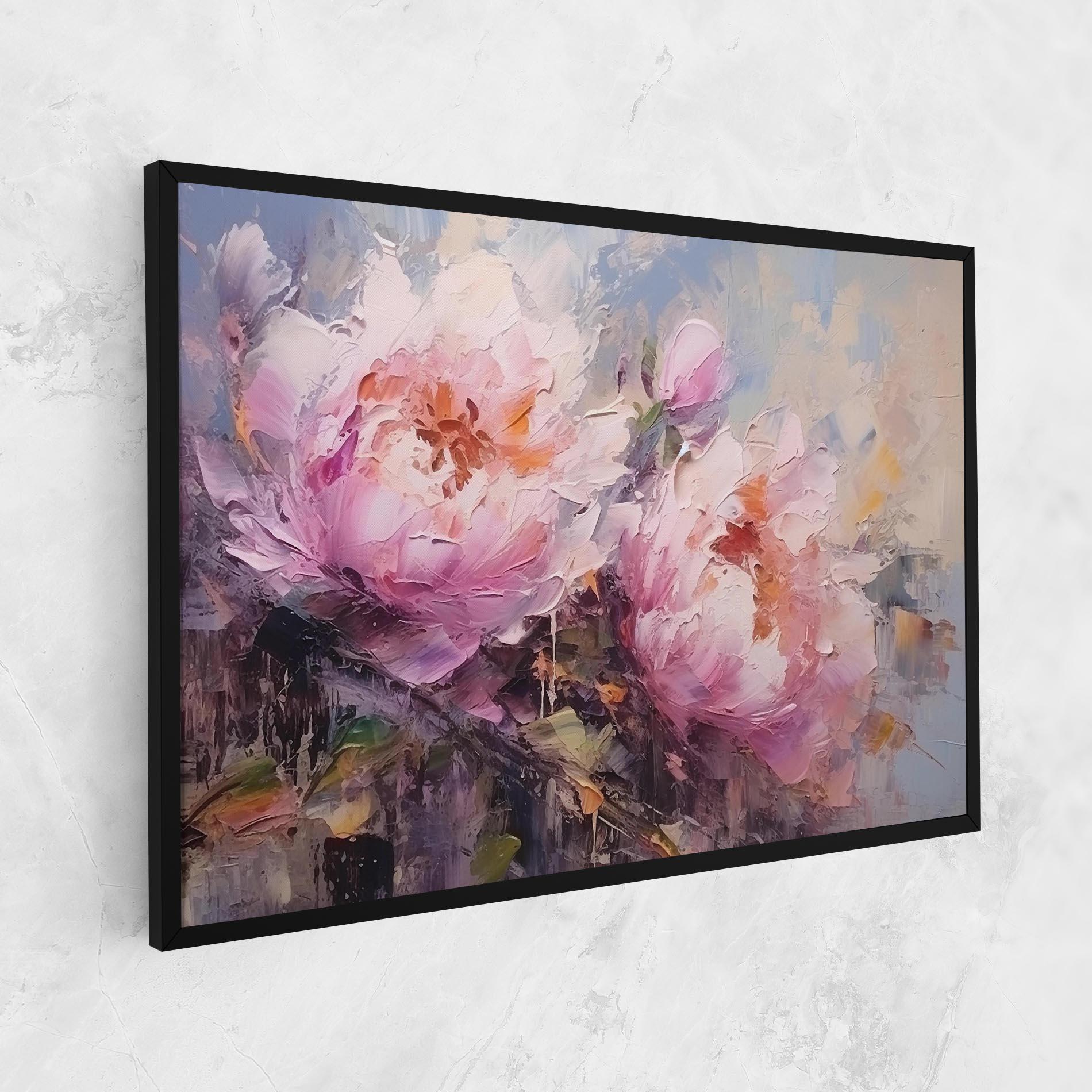 Картина на платно Peony Art mockup 1