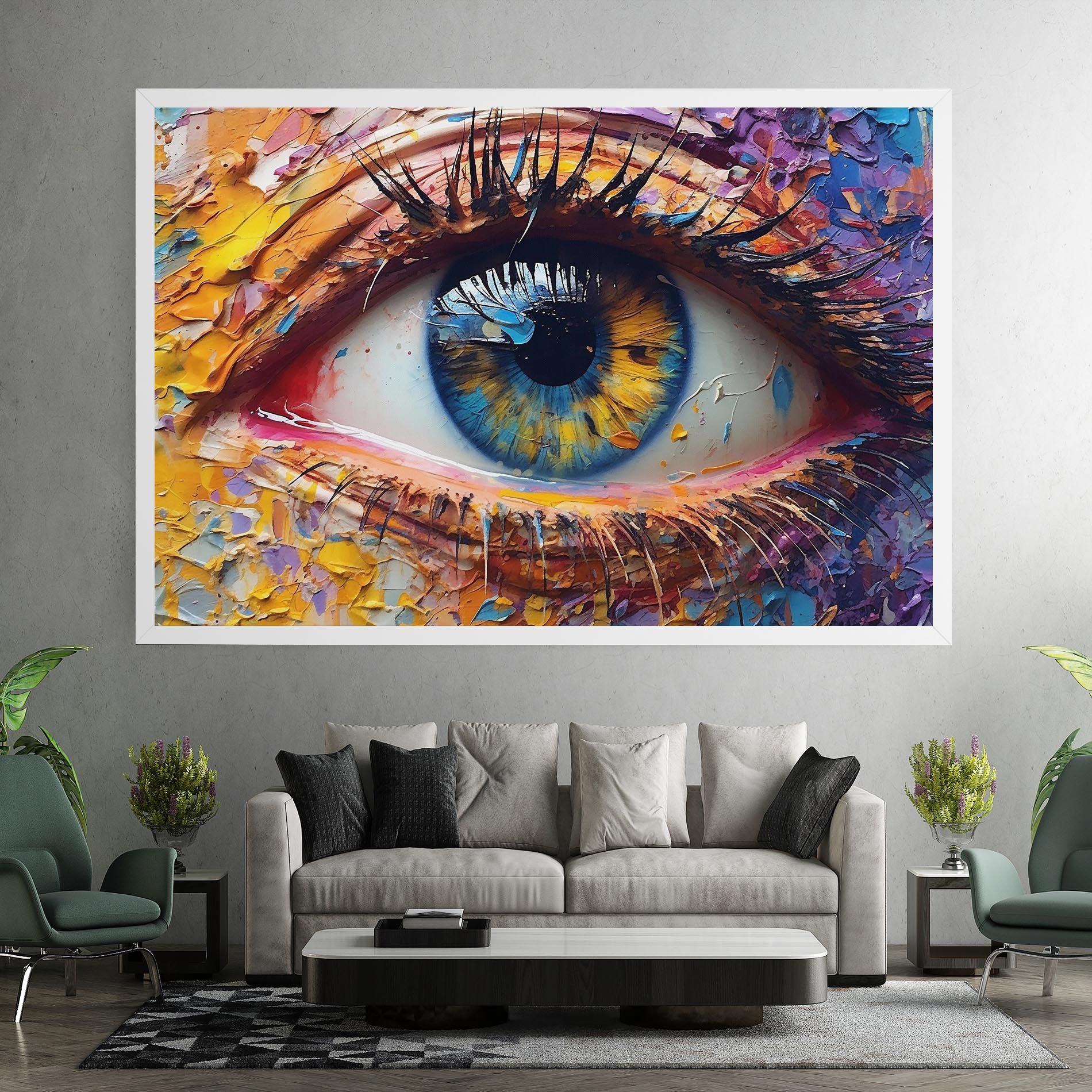 Blue Eyes Art mockup 7