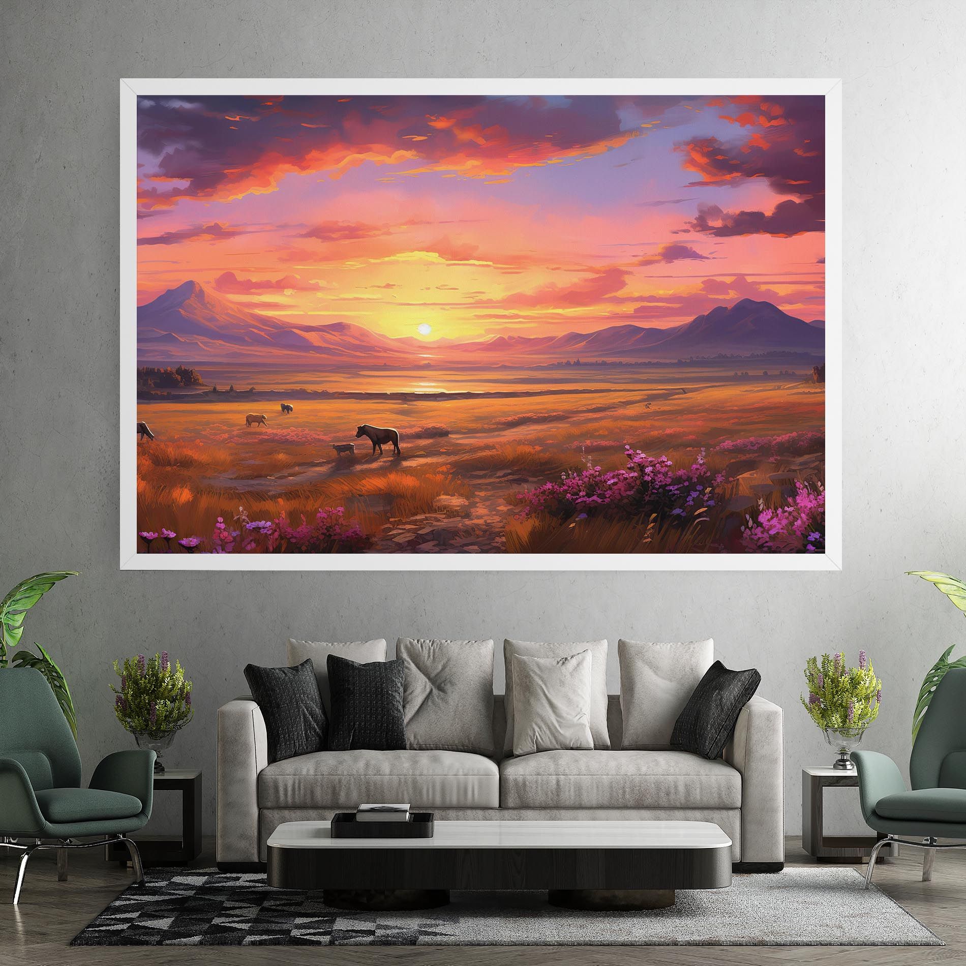 Wild Horses Art mockup 7