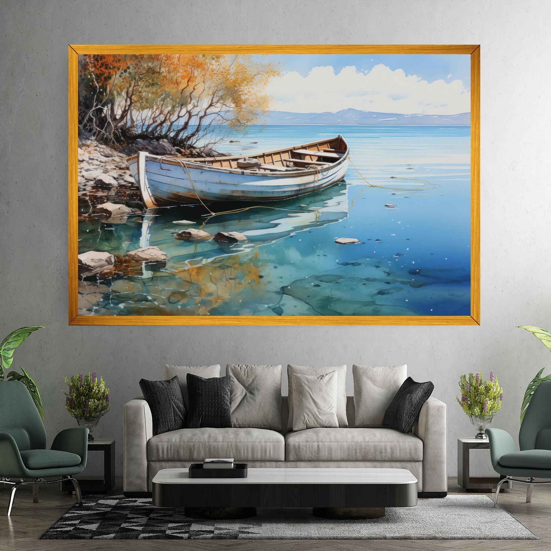 Картина на платно Sailing Boat mockup 7