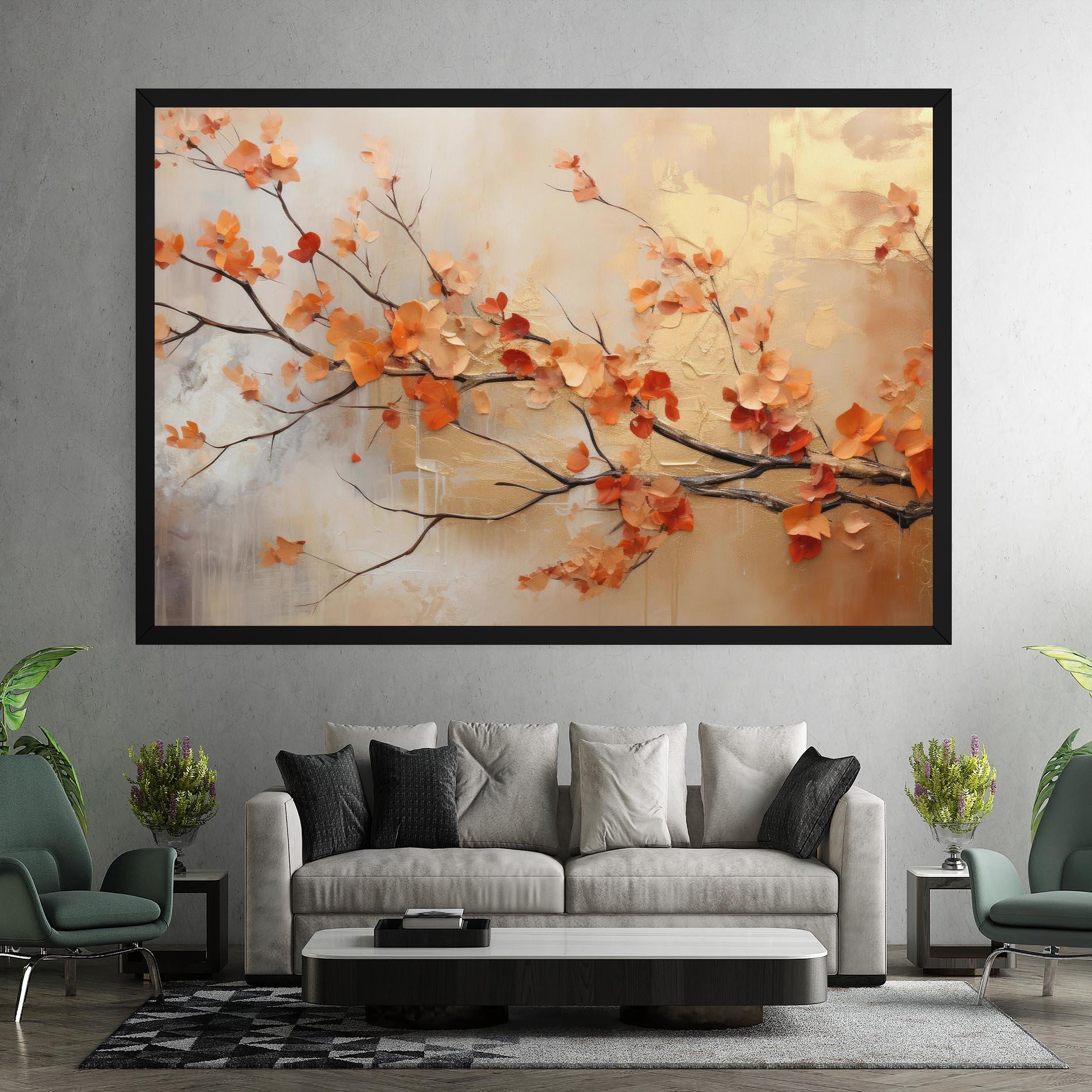 Картина на платно Autumn Nature Art mockup 7