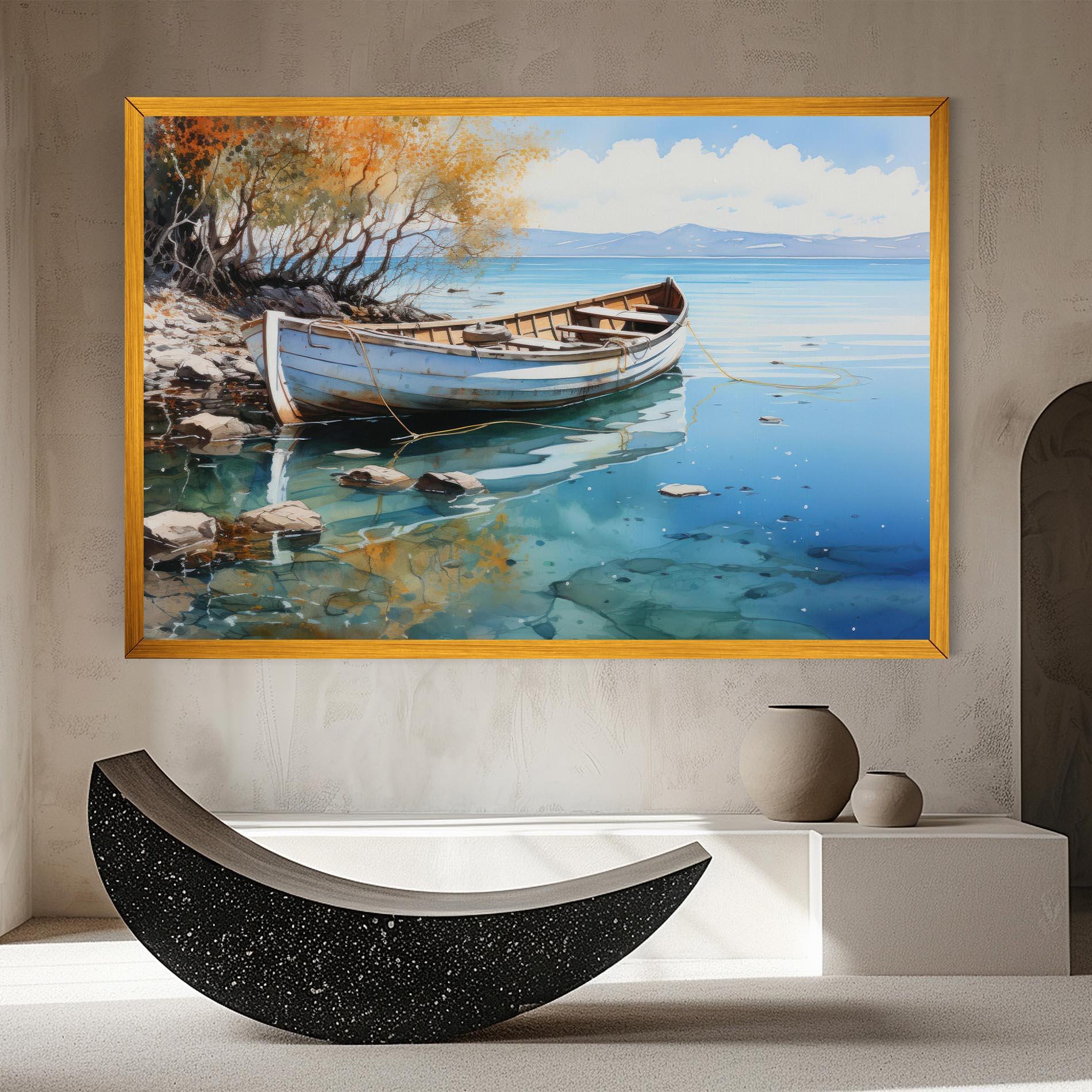 Картина на платно Sailing Boat mockup 8