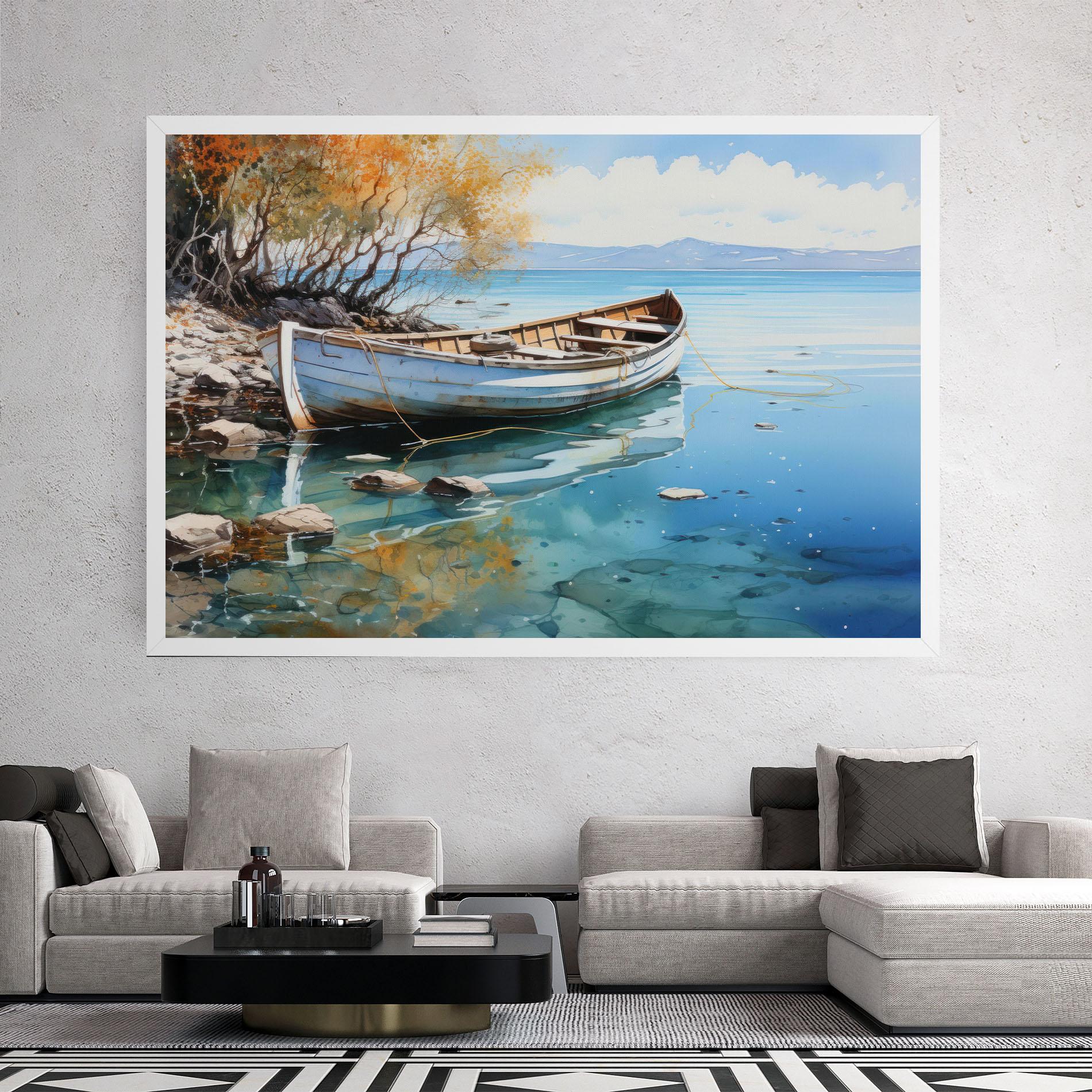 Картина на платно Sailing Boat mockup 2