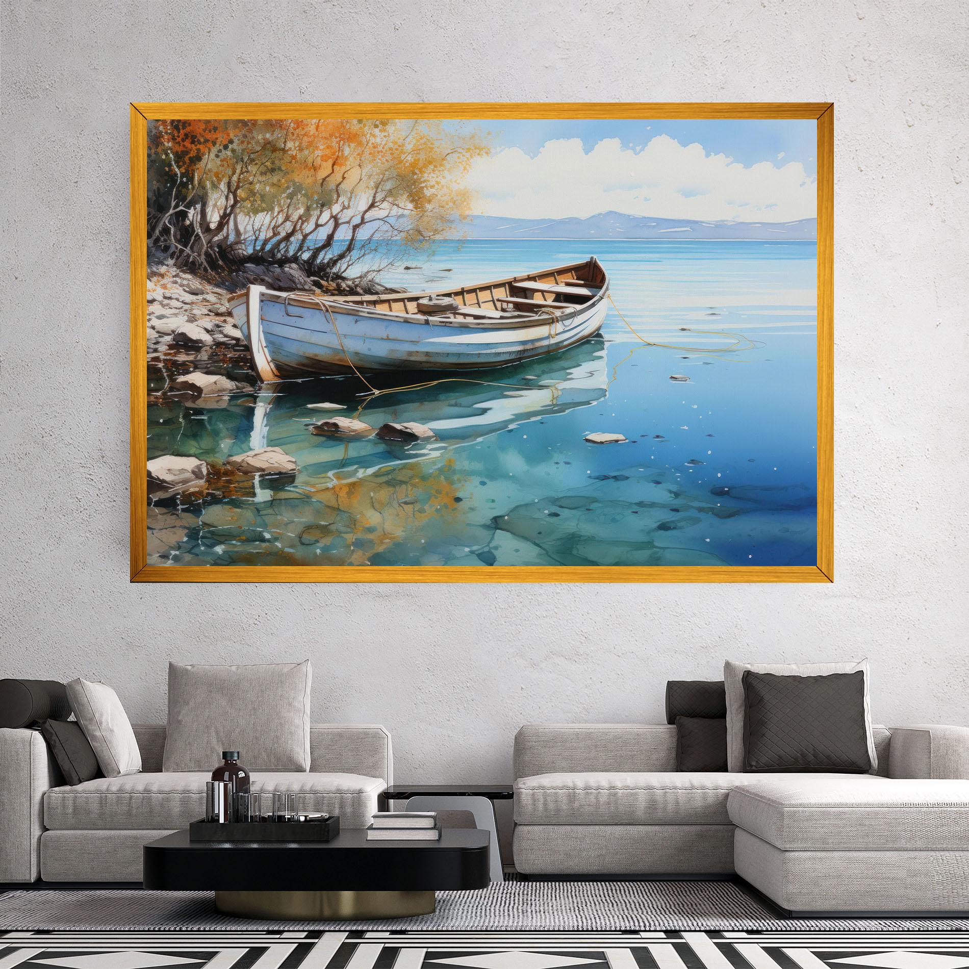 Картина на платно Sailing Boat mockup 2