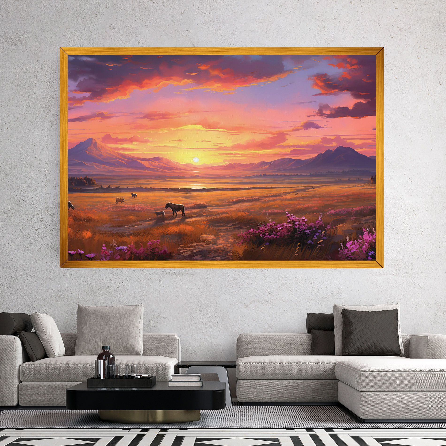 Wild Horses Art mockup 2