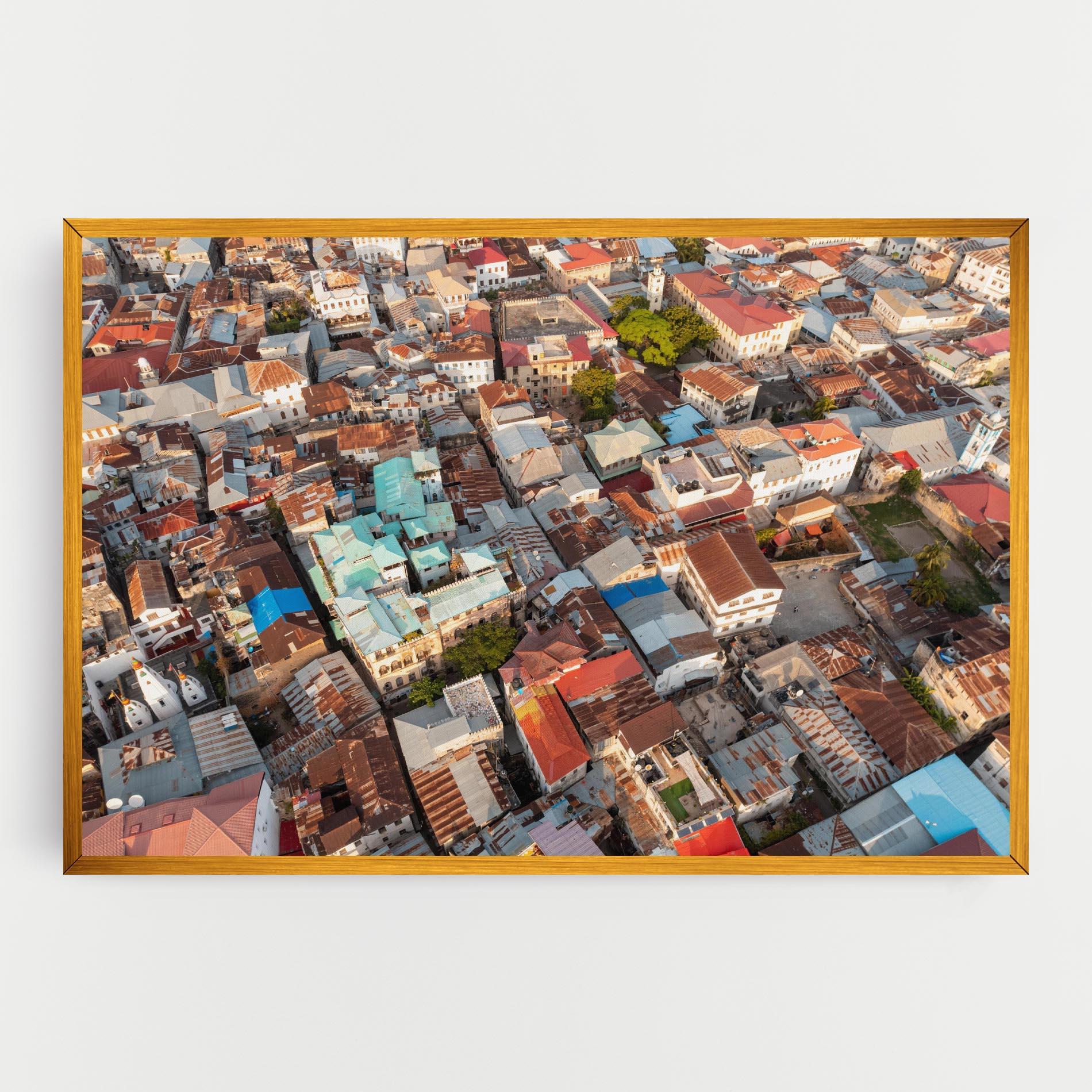Картина на платно Island Tanzania Buildings mockup 0