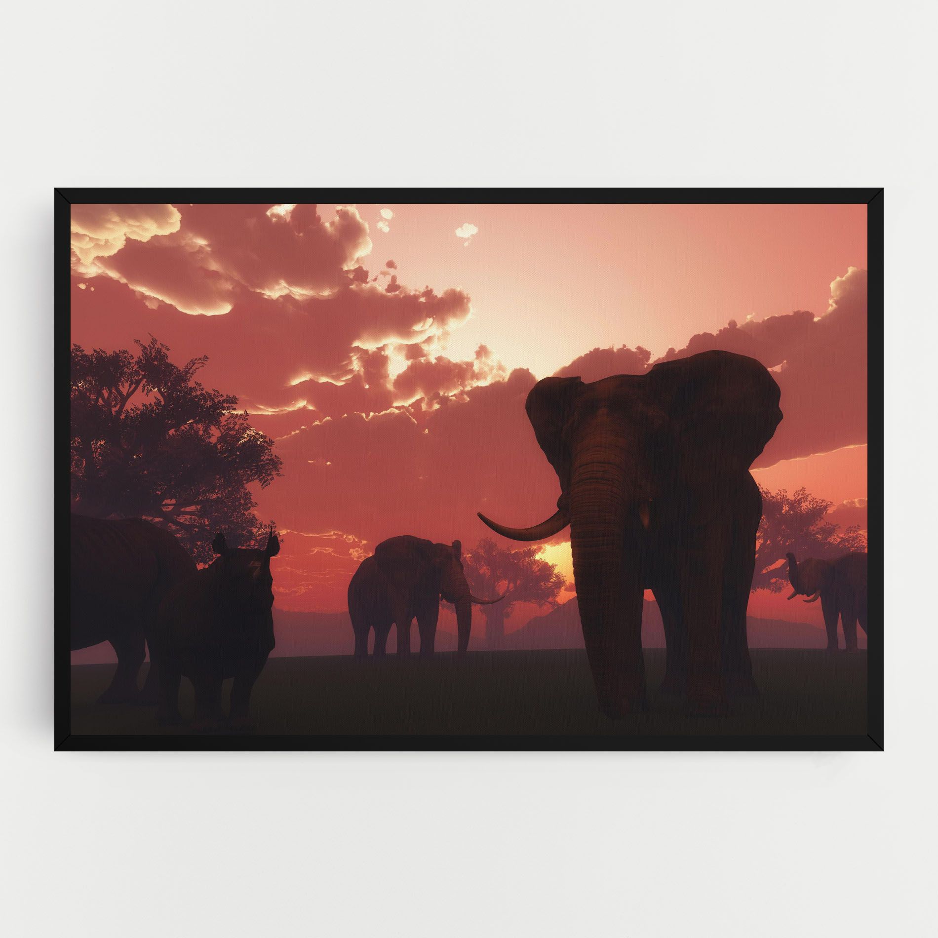 African Elephant View mockup 0