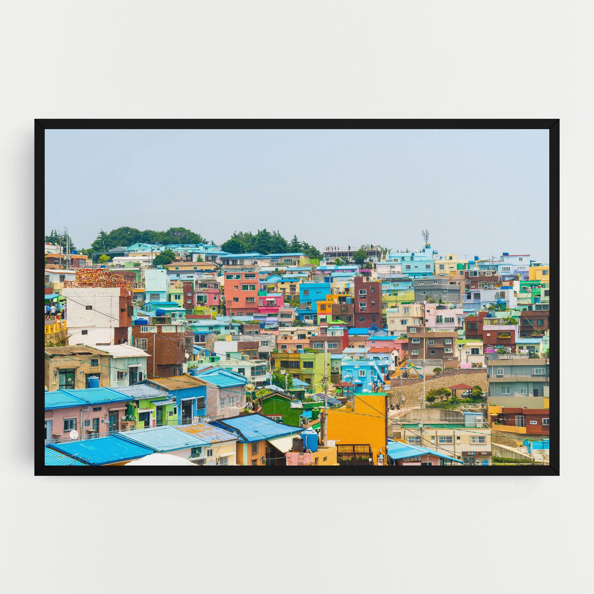 Картина на платно Gamcheon Culture mockup 0