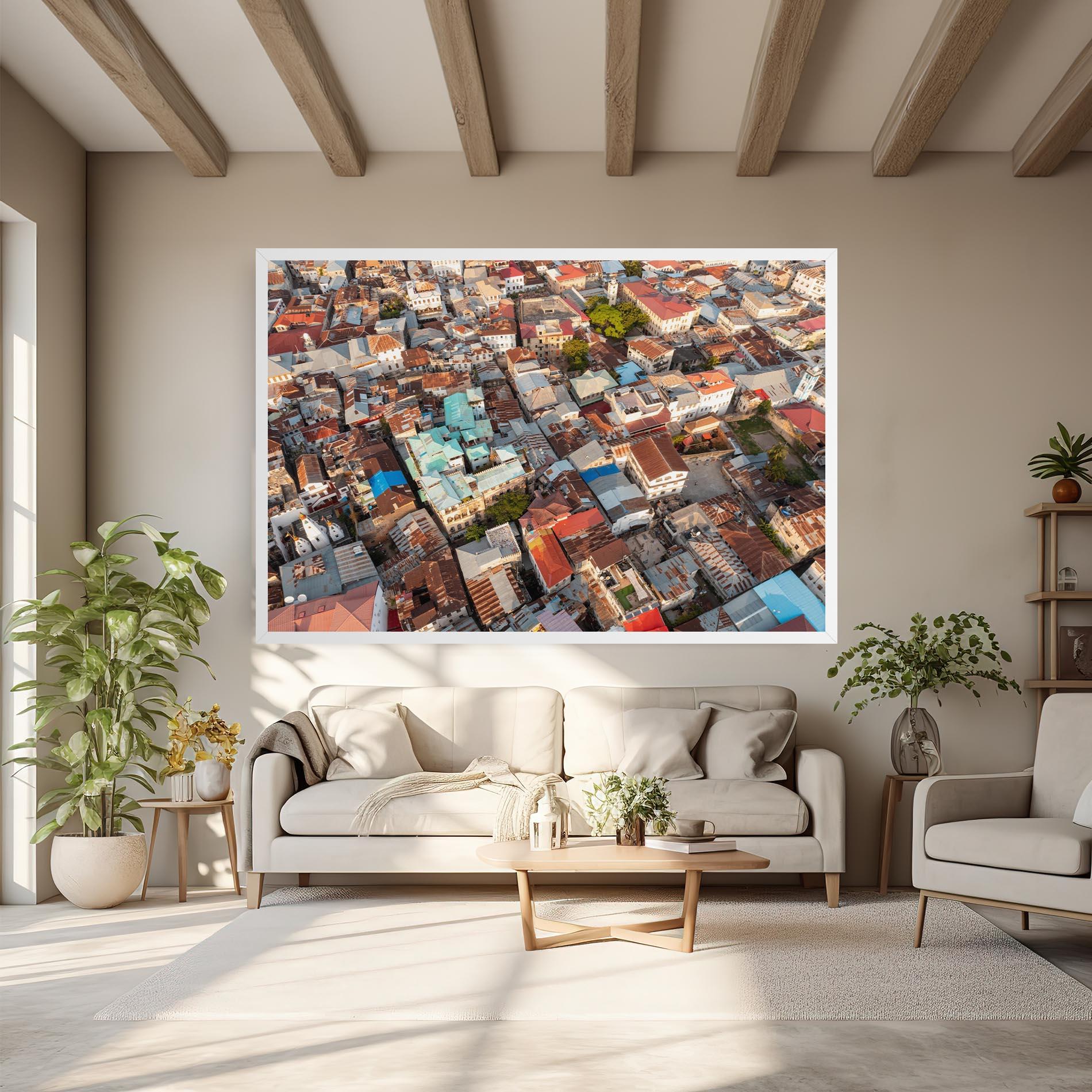 Картина на платно Island Tanzania Buildings mockup 6