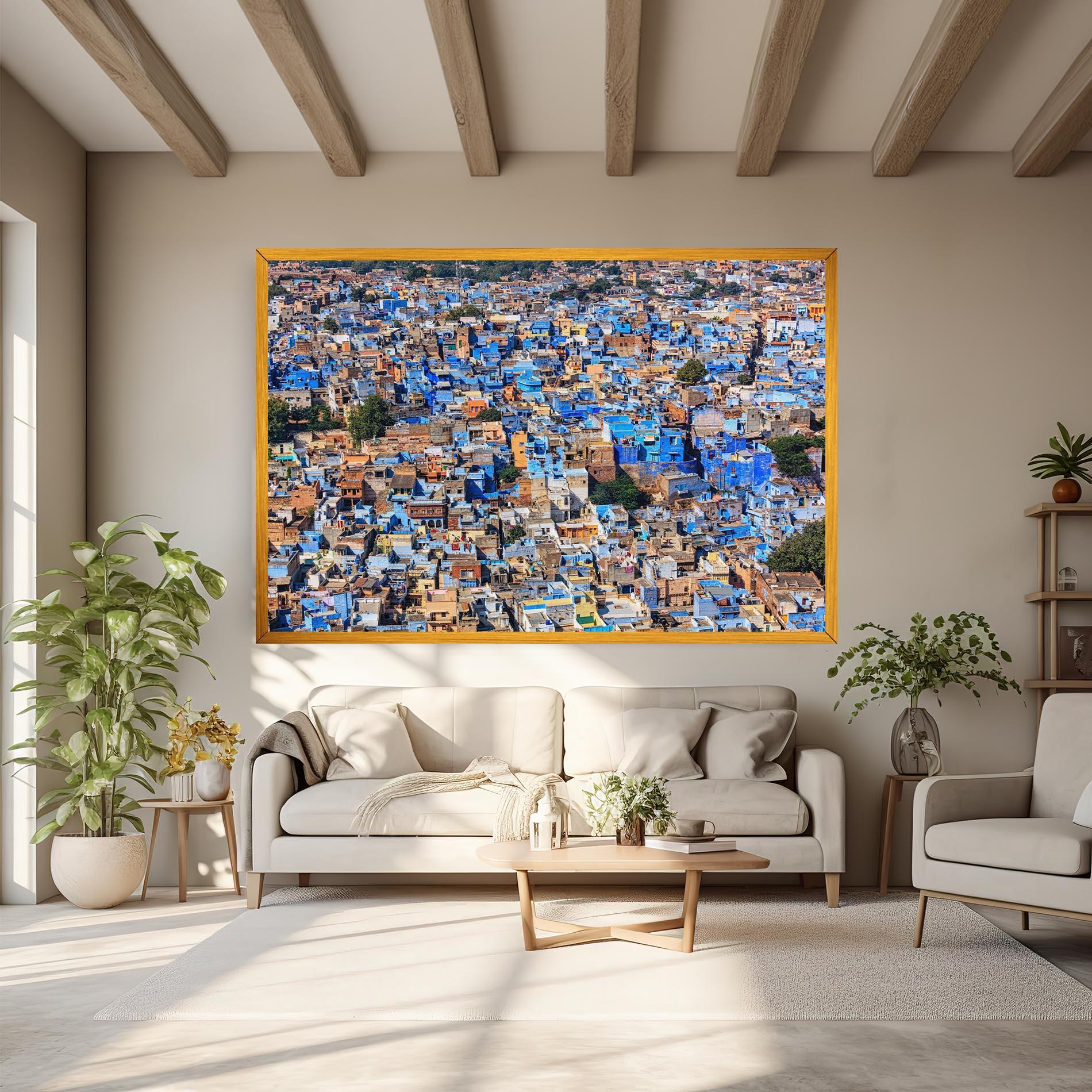 Картина на платно Brahmin Houses mockup 6