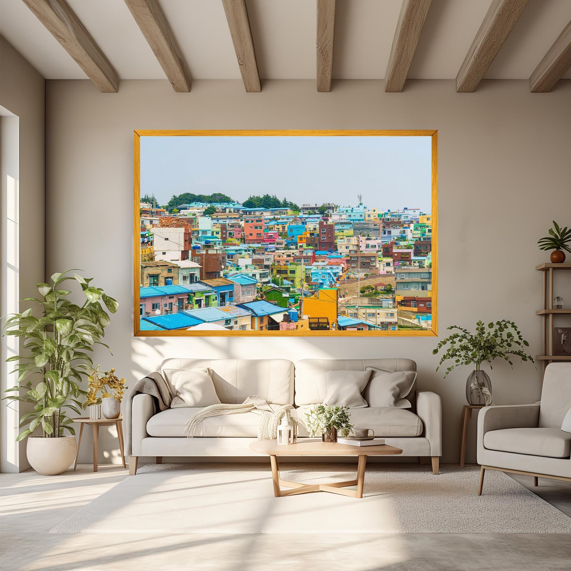 Картина на платно Gamcheon Culture mockup 6