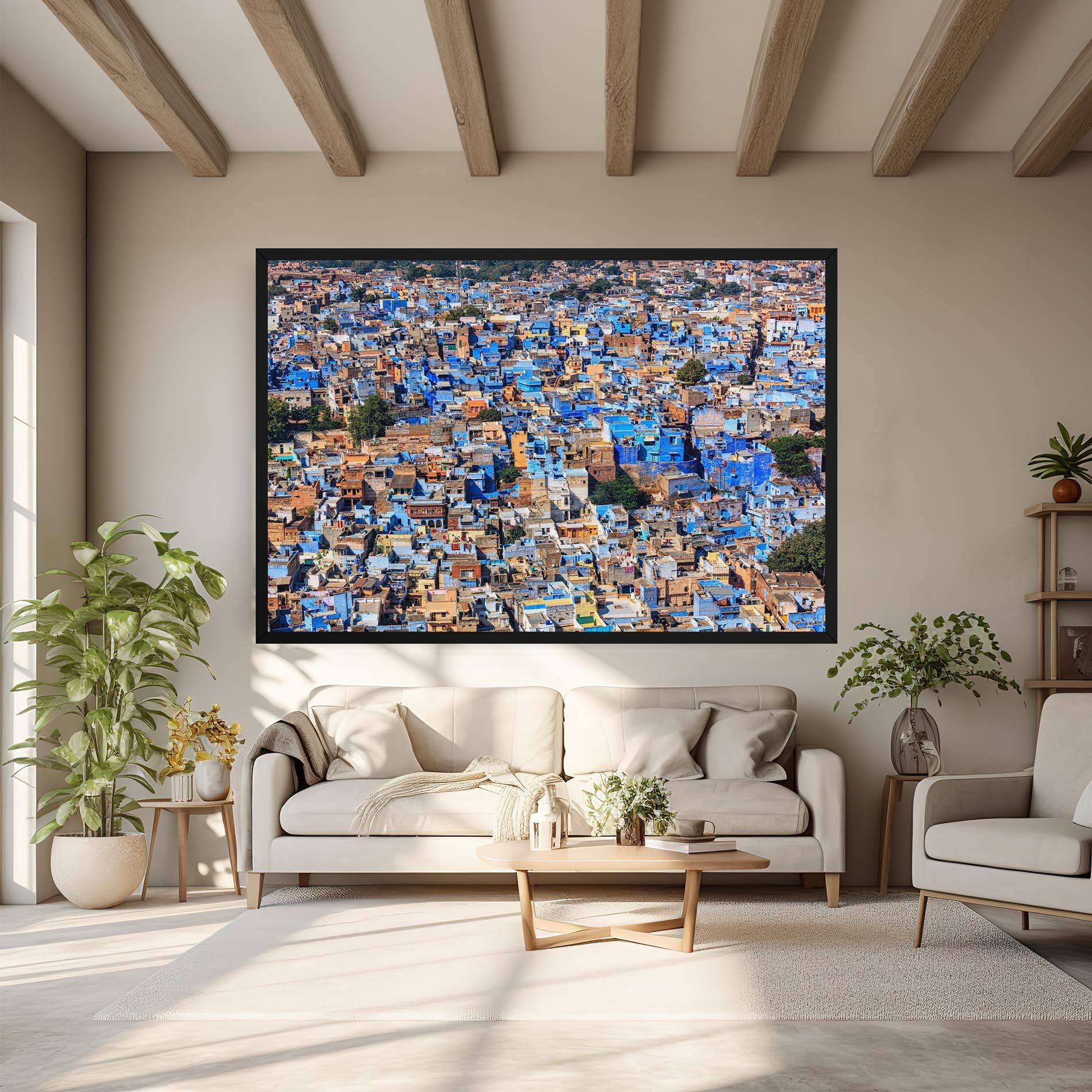 Картина на платно Brahmin Houses mockup 6