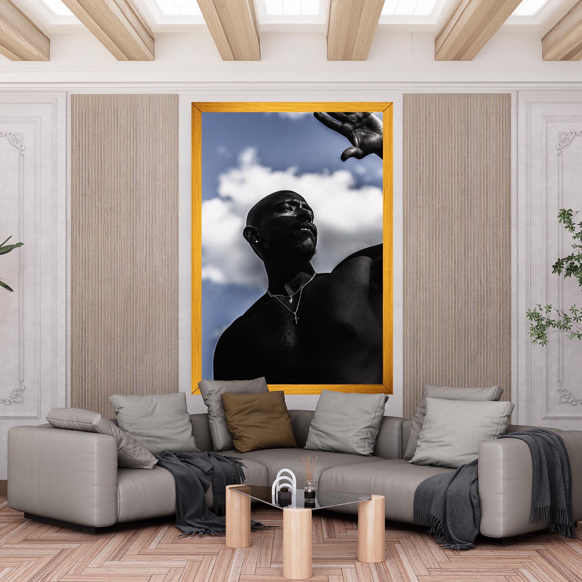 Картина на платно African Blue Sky mockup 6