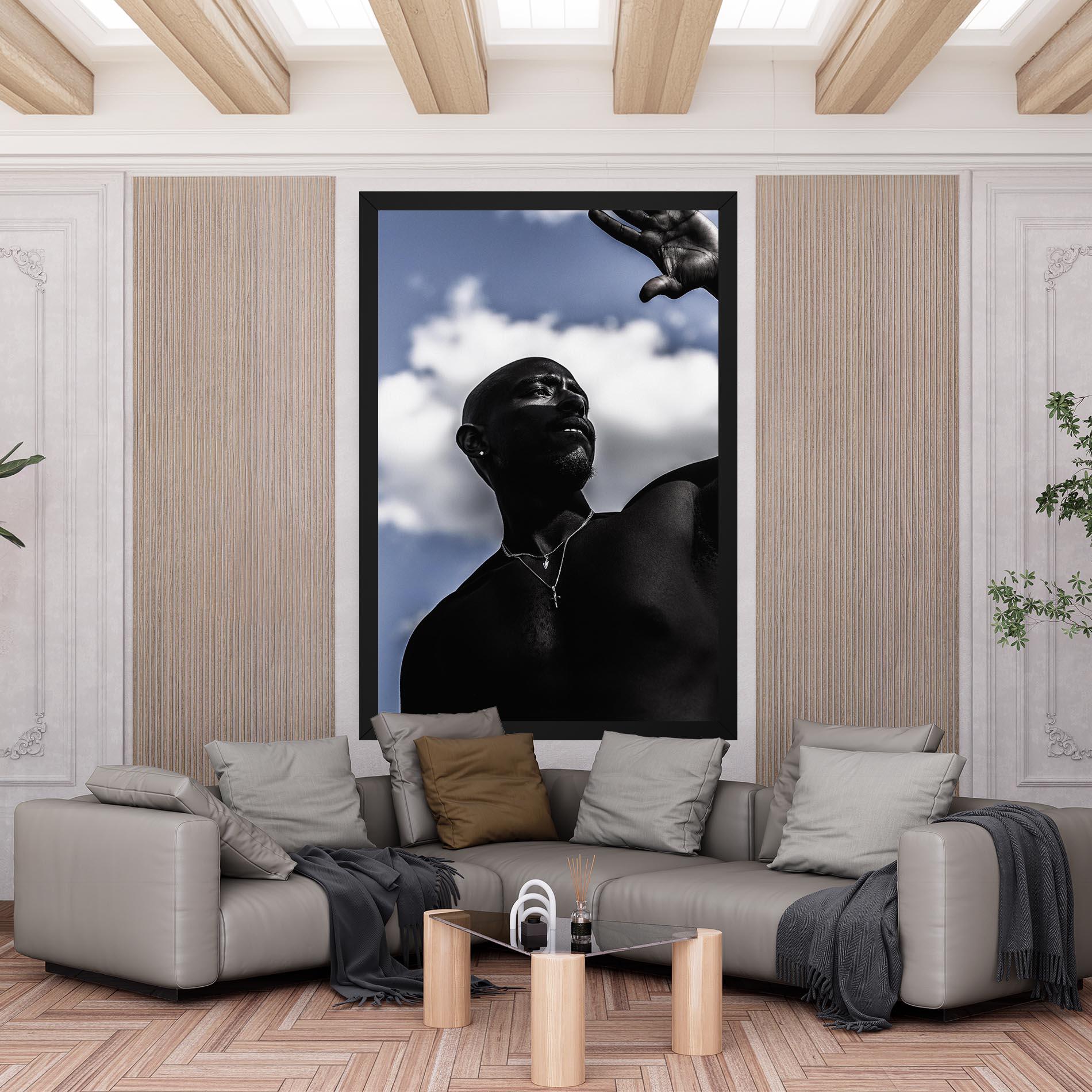 Картина на платно African Blue Sky mockup 6