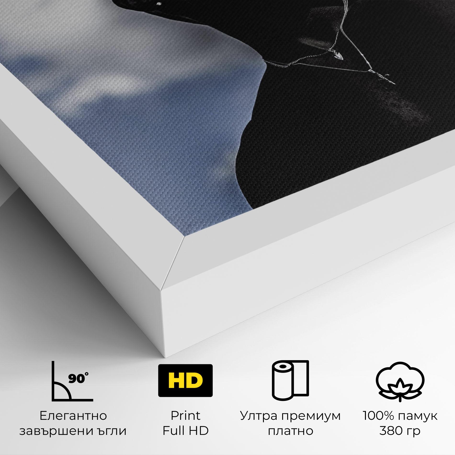 Картина на платно African Blue Sky mockup 4