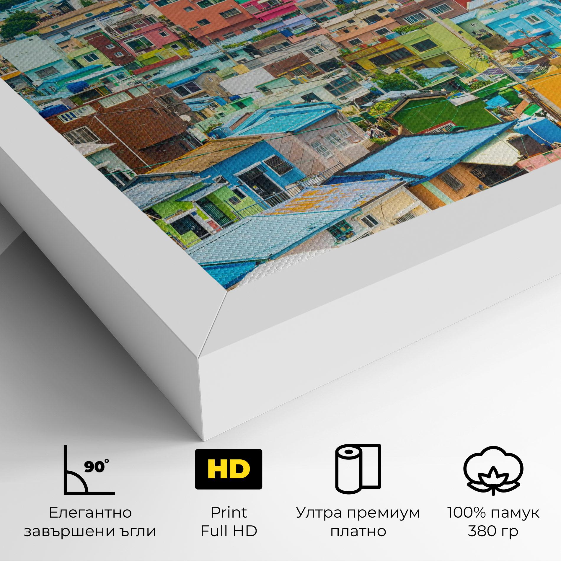 Картина на платно Gamcheon Culture mockup 4