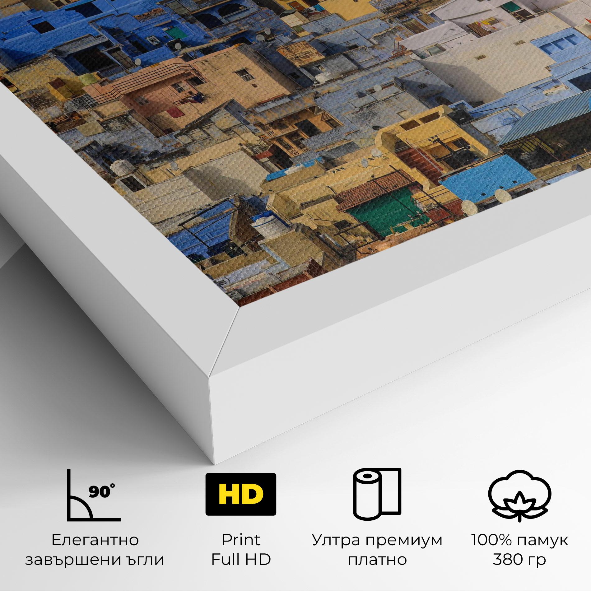 Картина на платно Rajasthan View India mockup 4