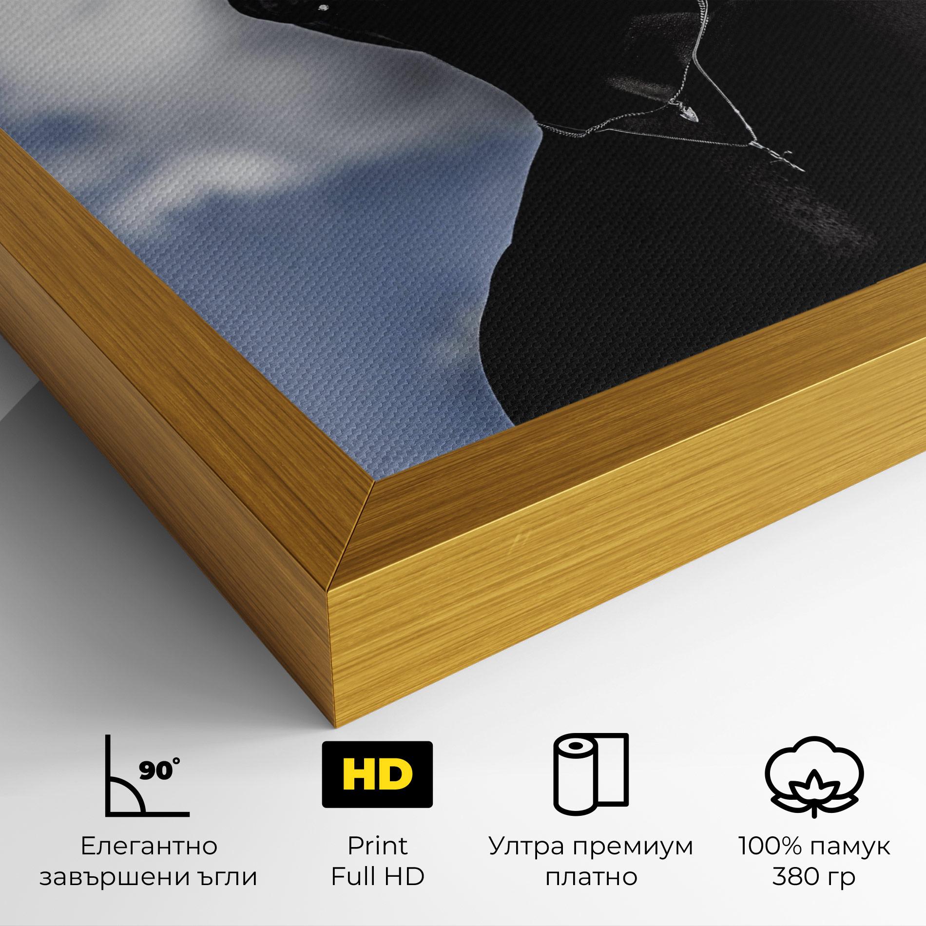 Картина на платно African Blue Sky mockup 4