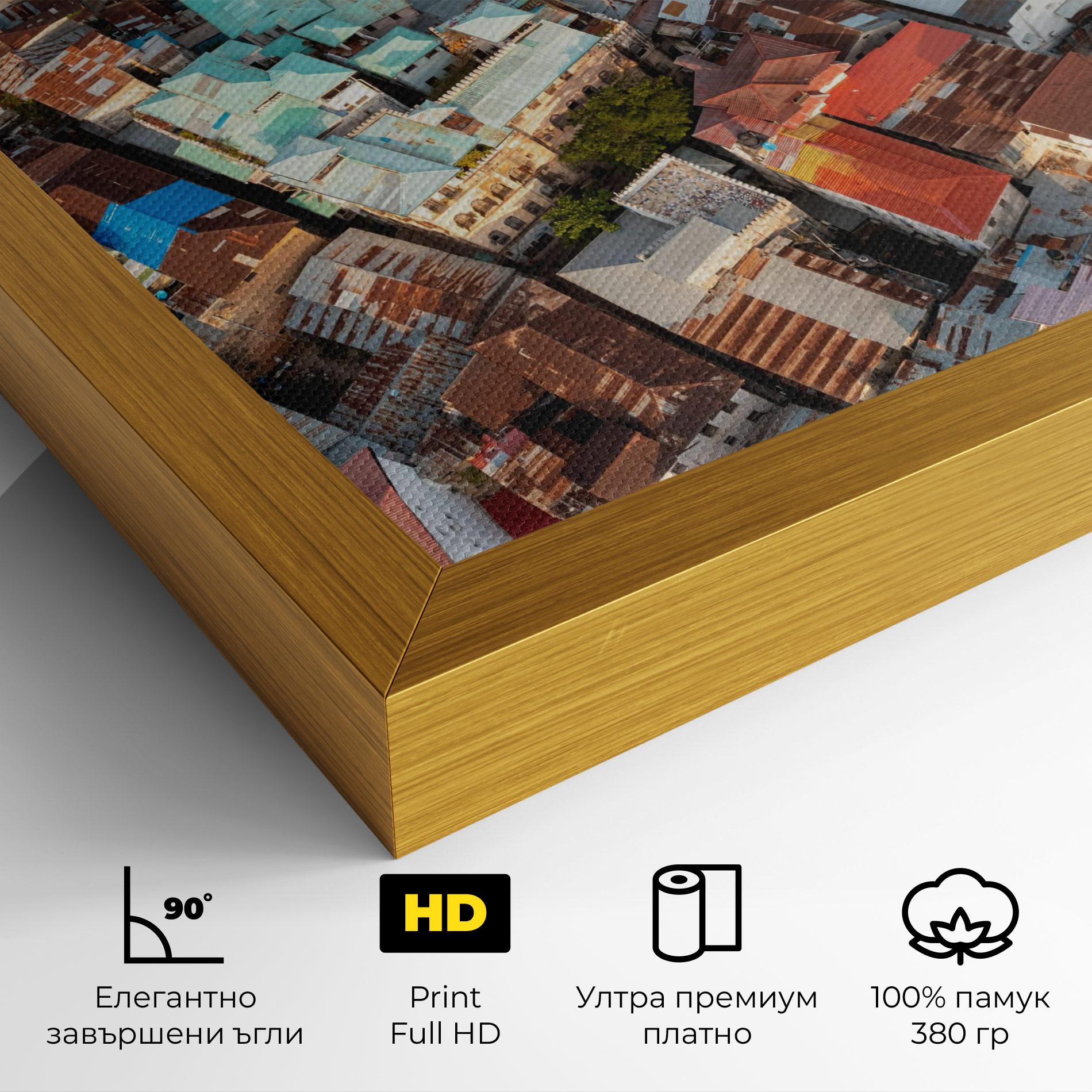 Картина на платно Island Tanzania Buildings mockup 4