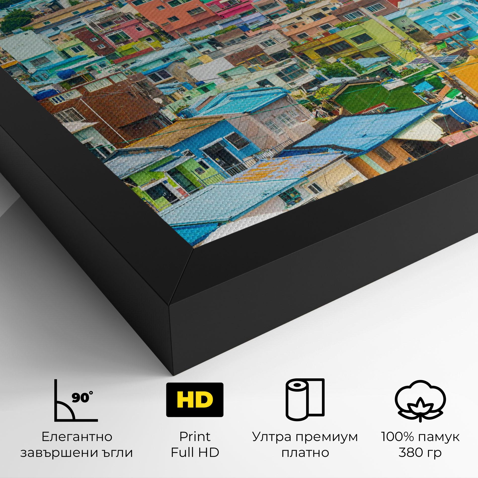 Картина на платно Gamcheon Culture mockup 4