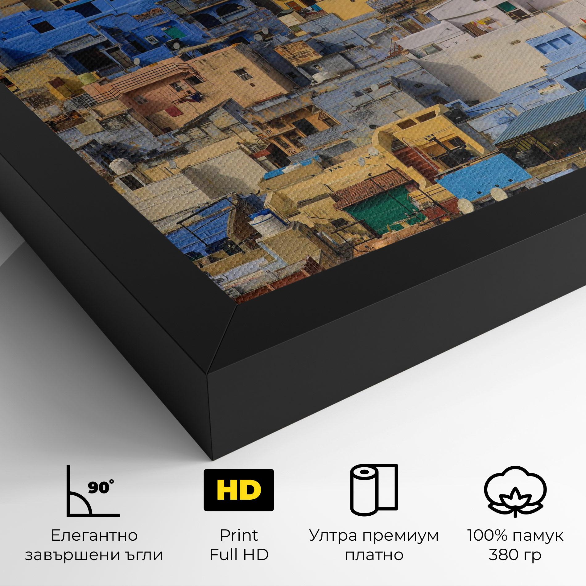 Картина на платно Rajasthan View India mockup 4