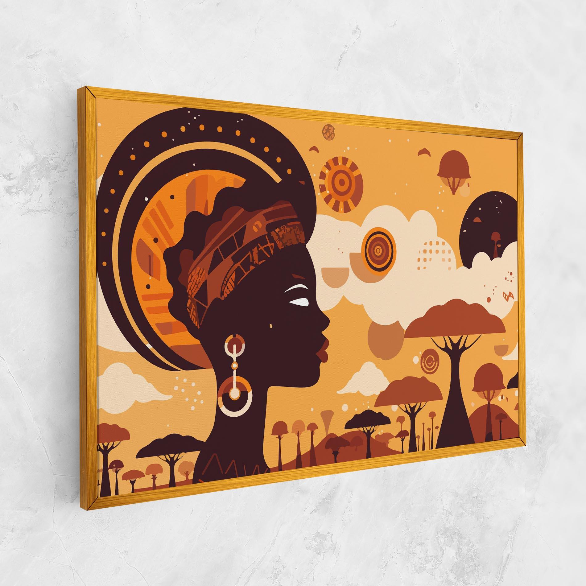 Картина на платно African Art mockup 1