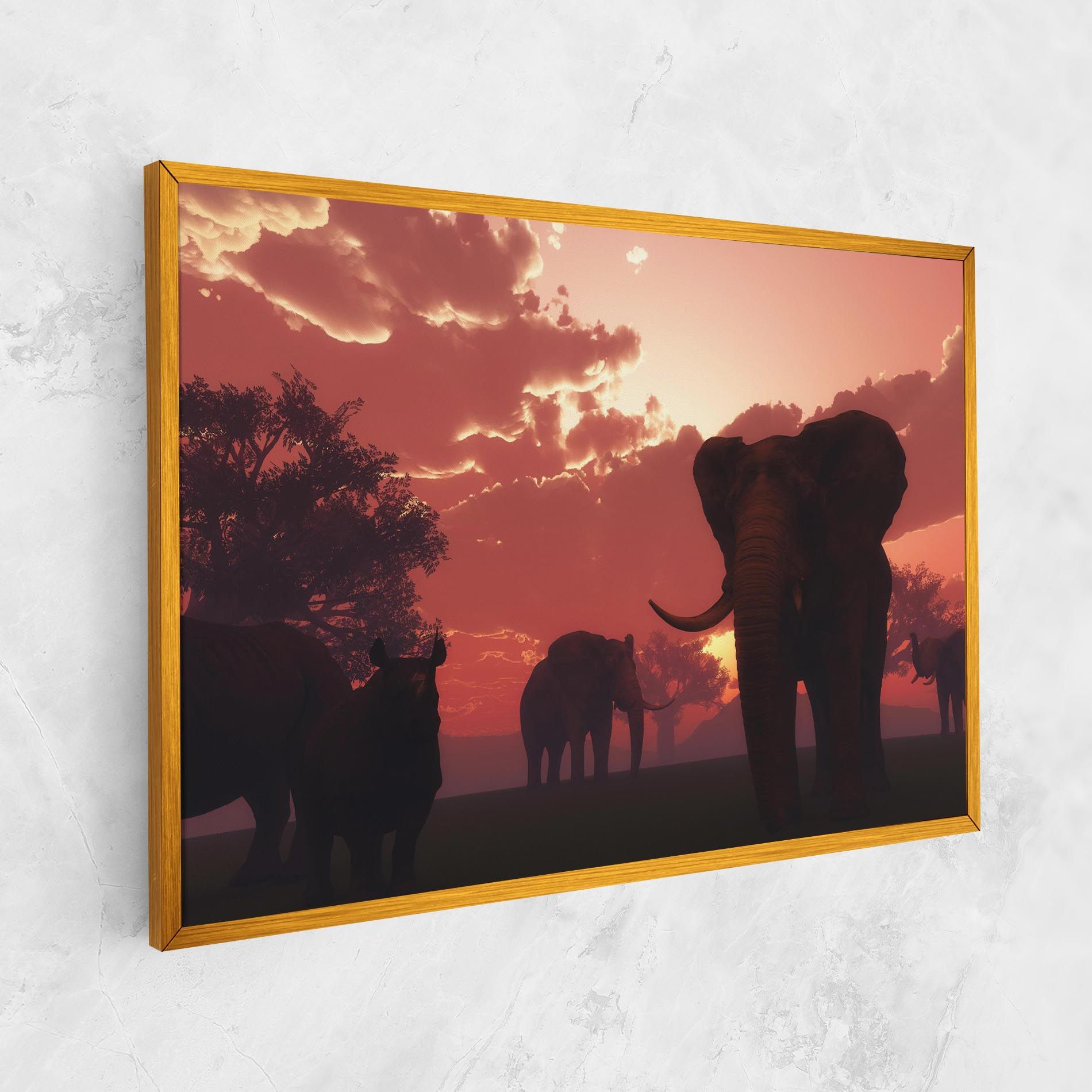 African Elephant View mockup 1