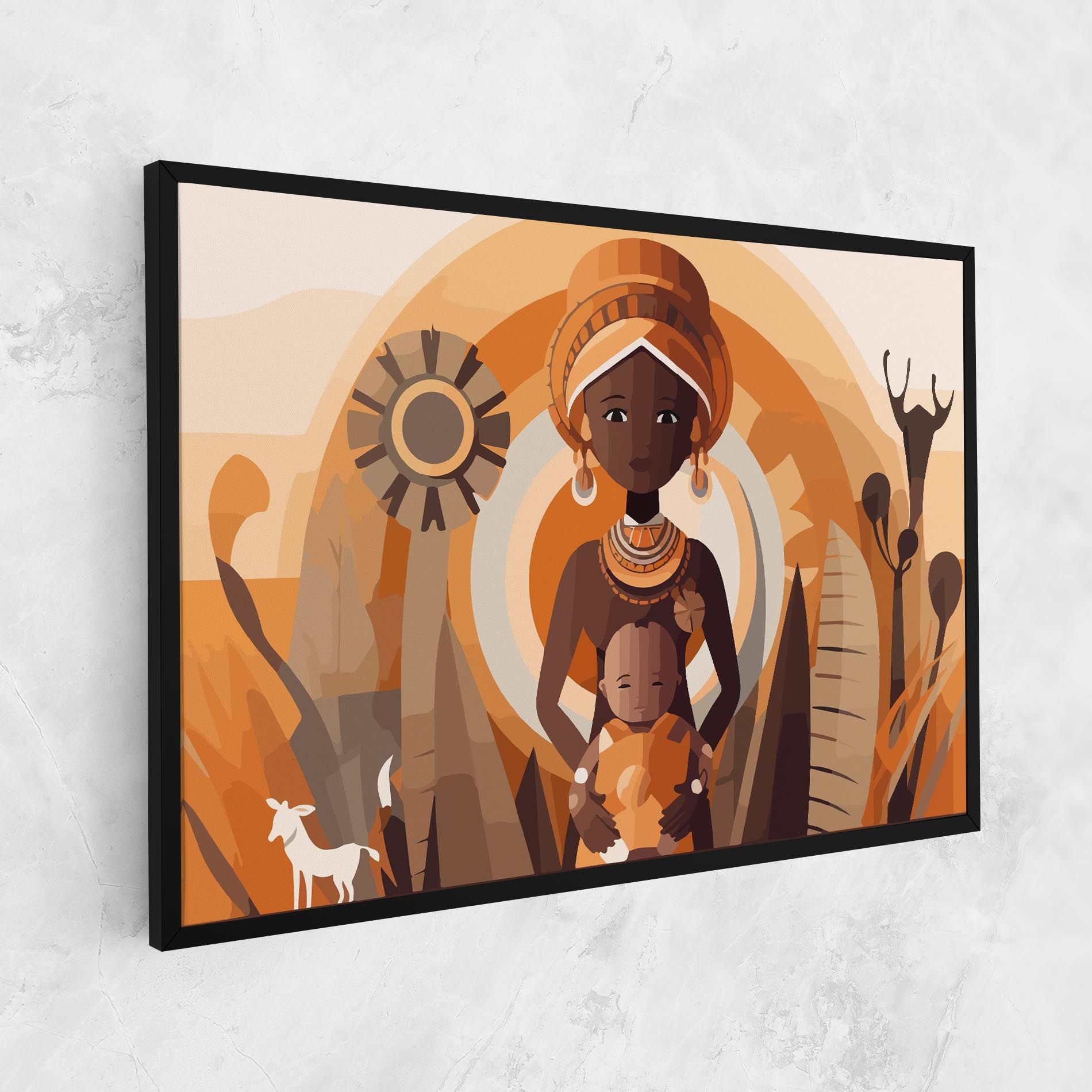 African Baby mockup 1