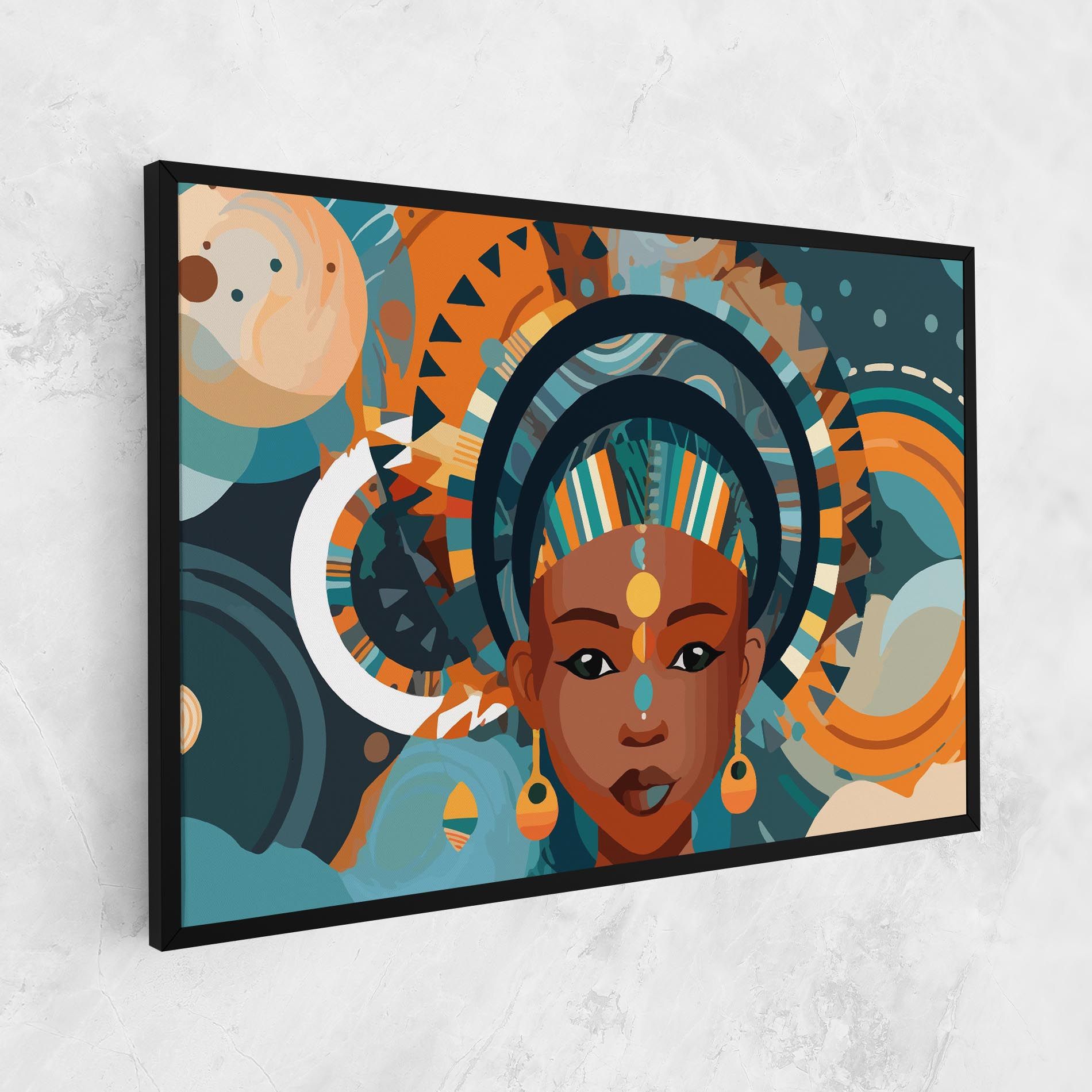 African Colorful Child mockup 1