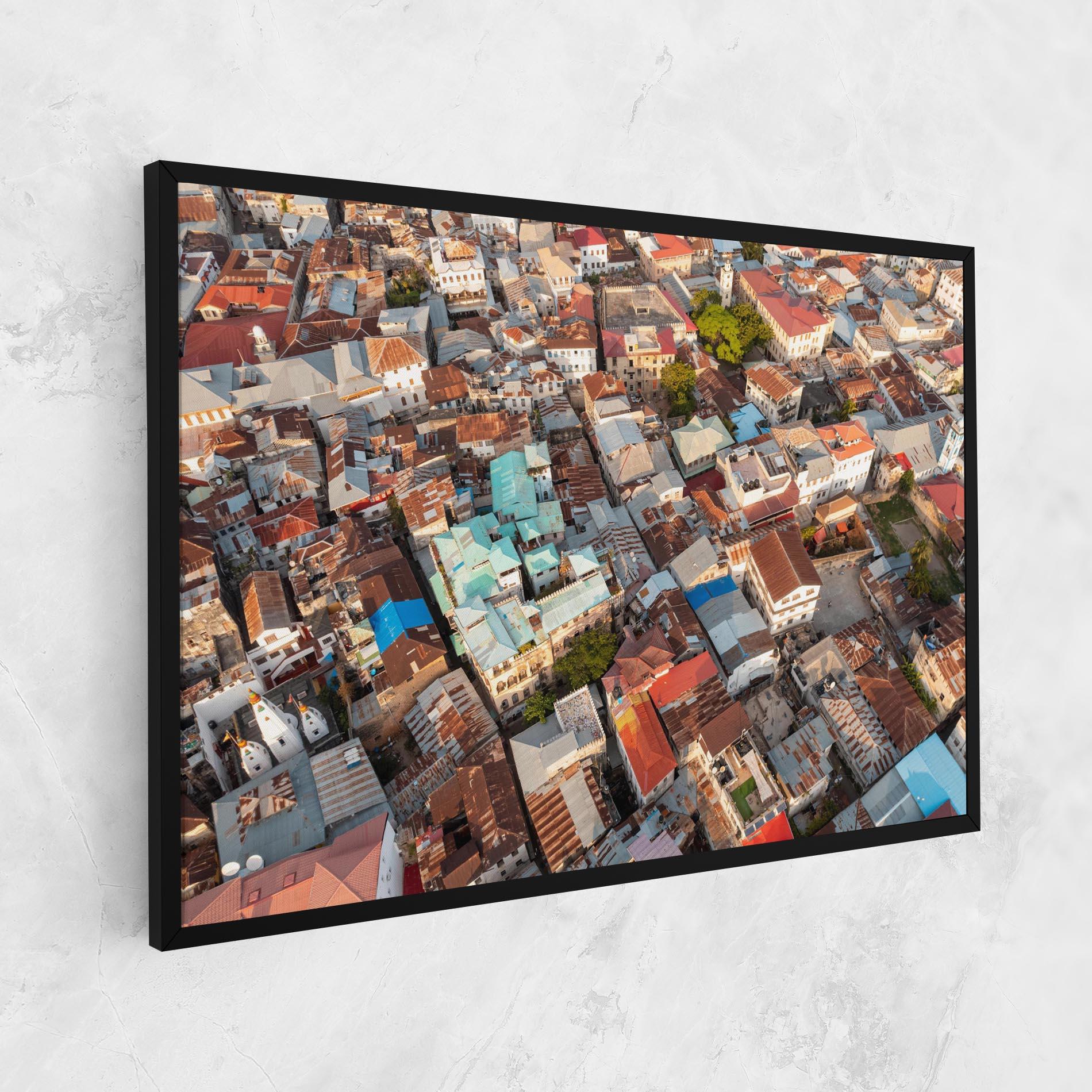 Картина на платно Island Tanzania Buildings mockup 1