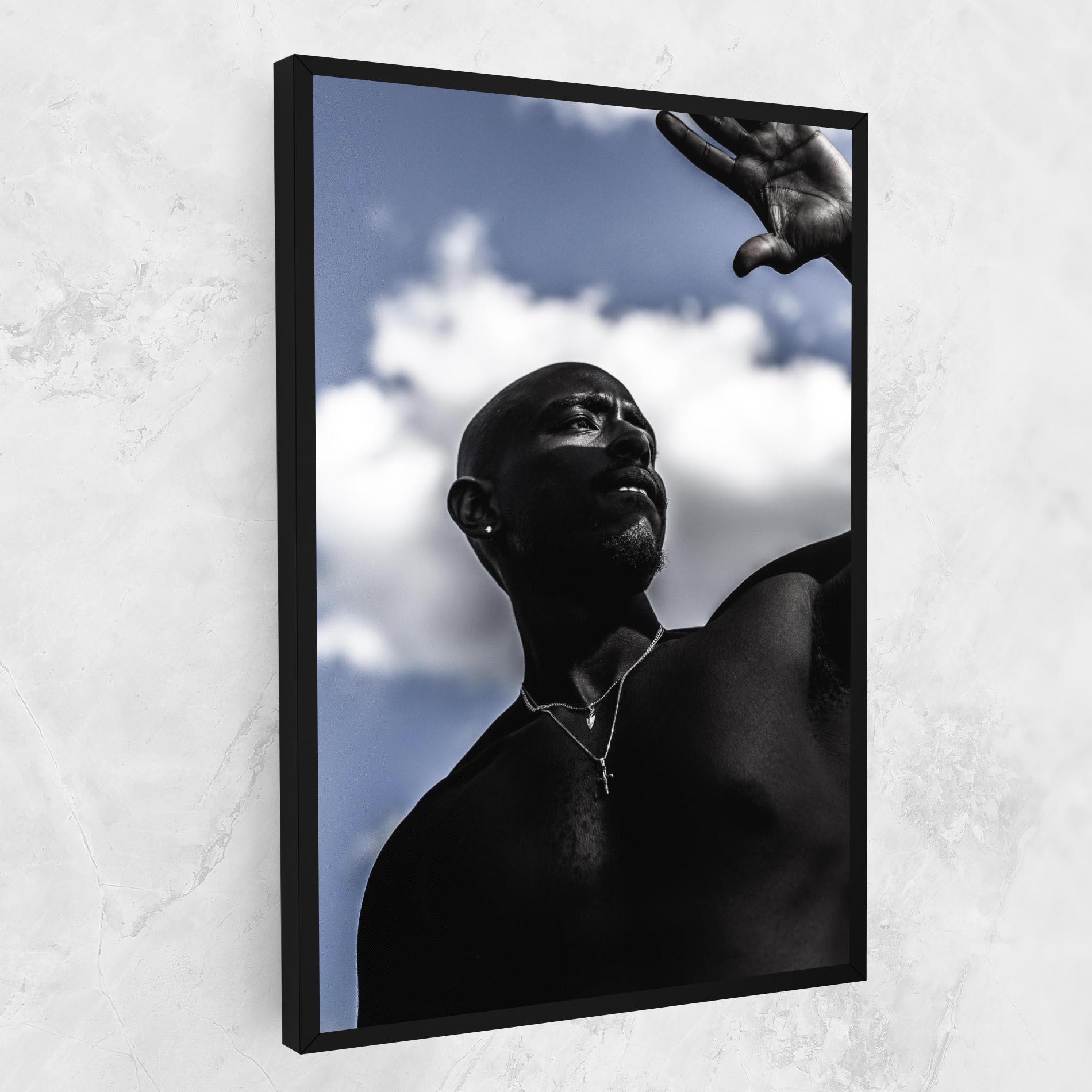 Картина на платно African Blue Sky mockup 1