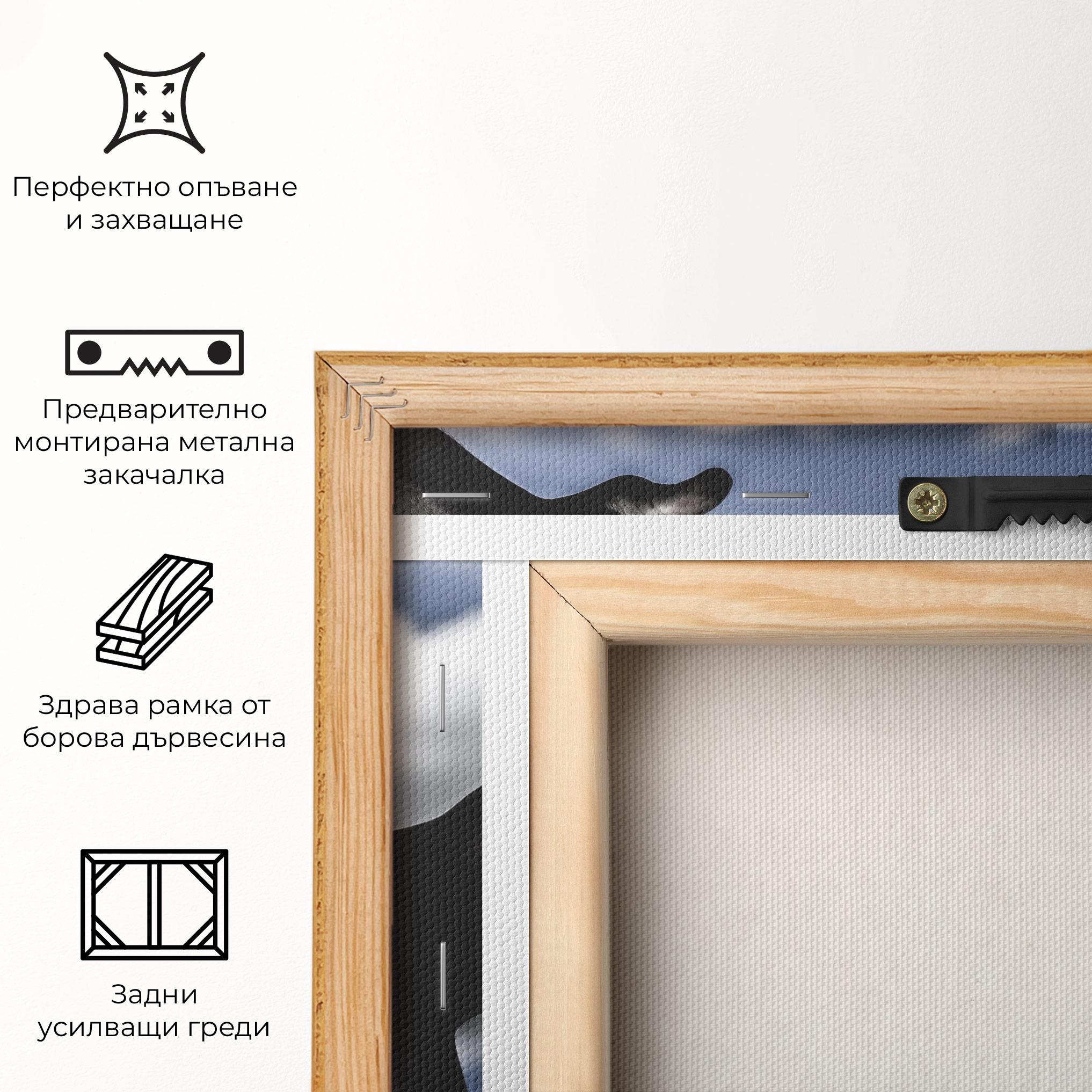 Картина на платно African Blue Sky mockup 5