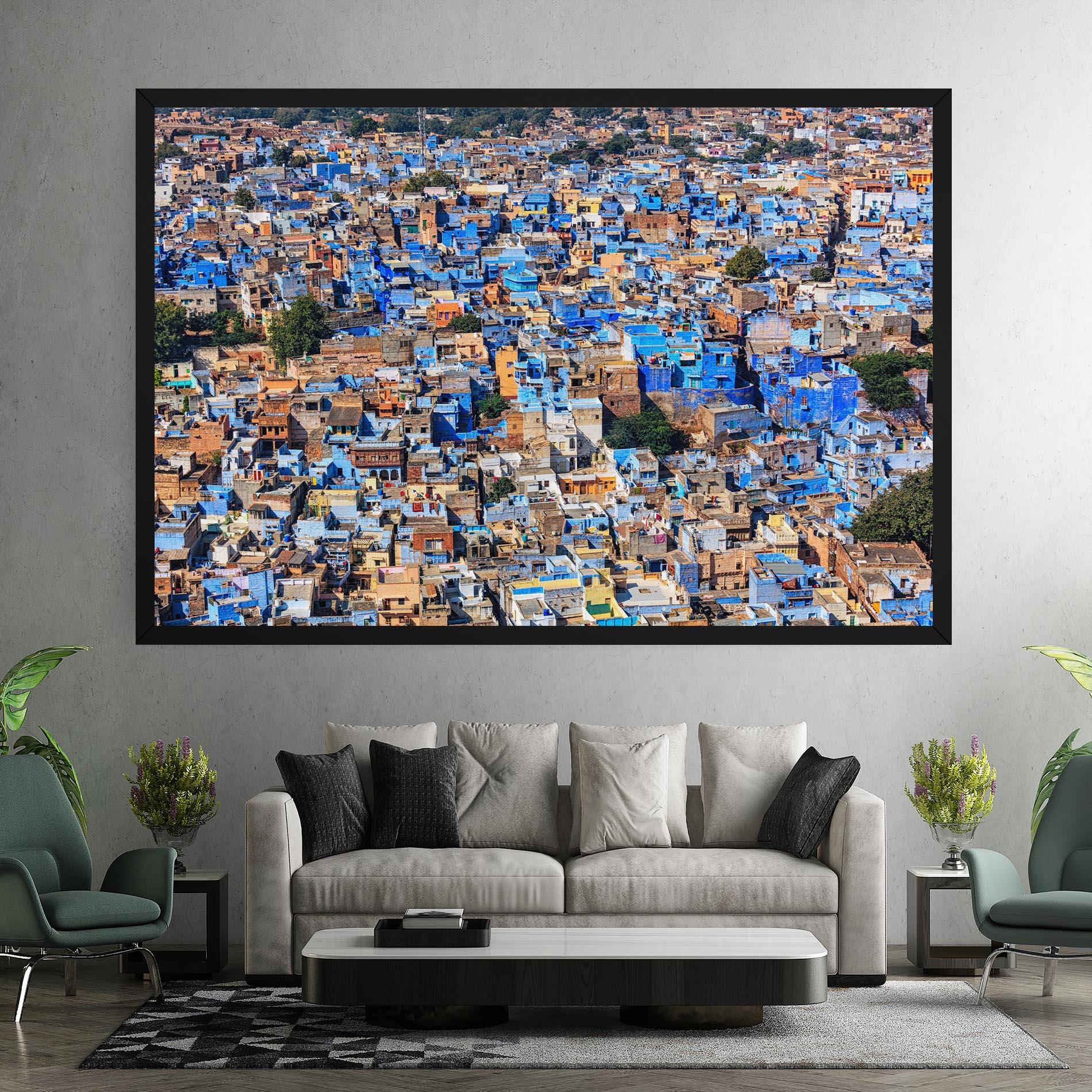 Картина на платно Brahmin Houses mockup 7