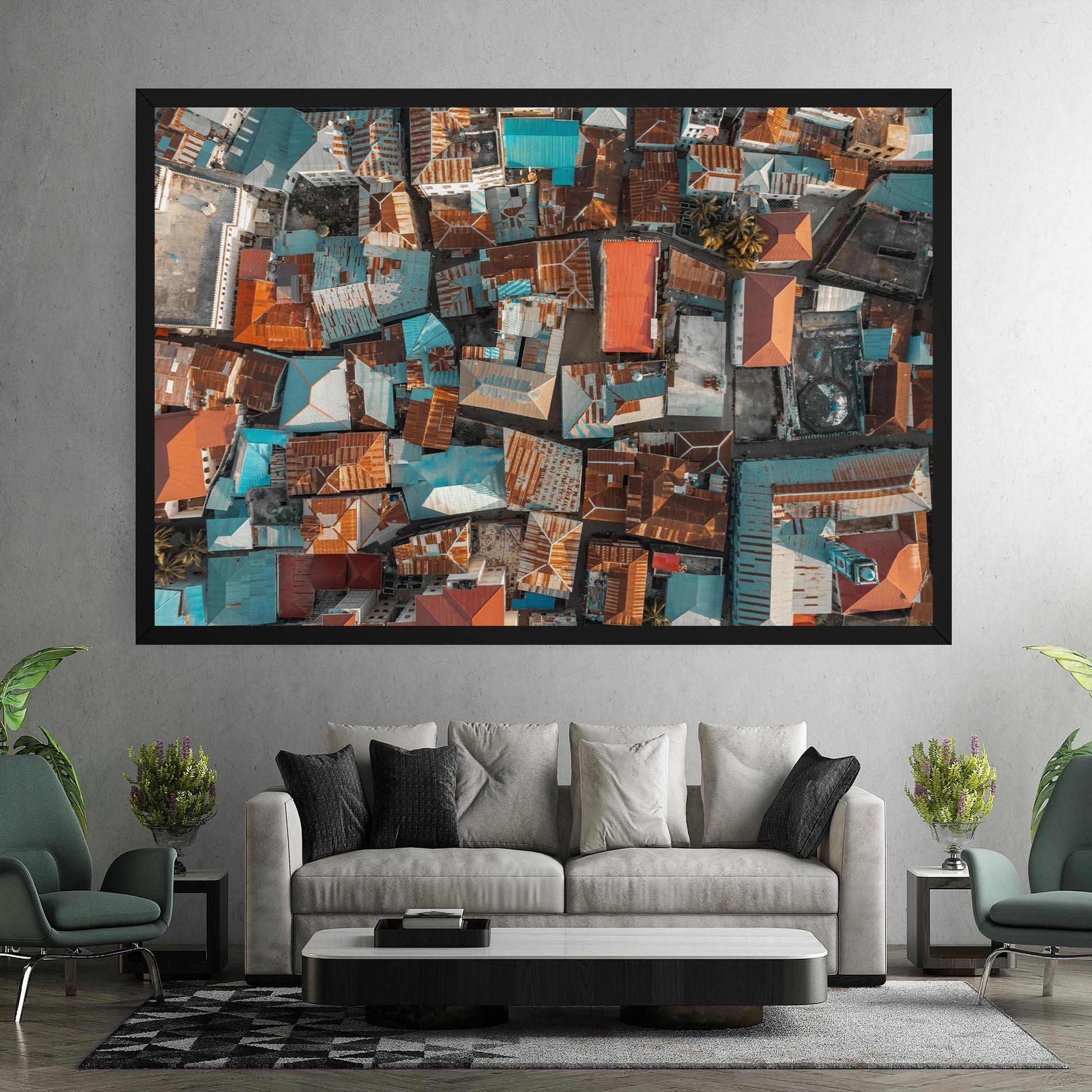 Картина на платно Island Tanzania mockup 7